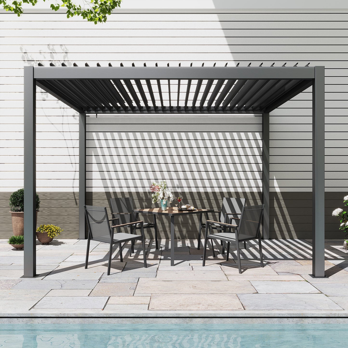 Aluminum Louvered Pergola