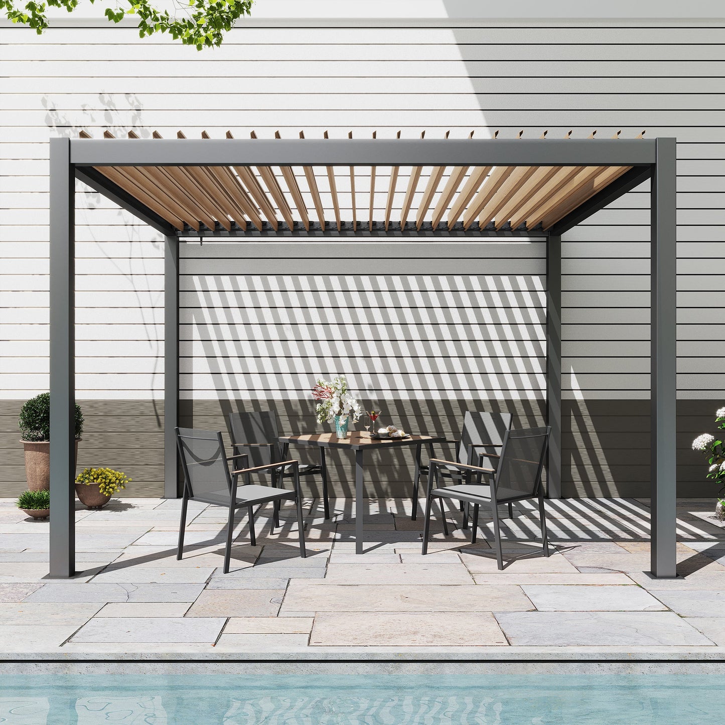 Aluminum Louvered Pergola