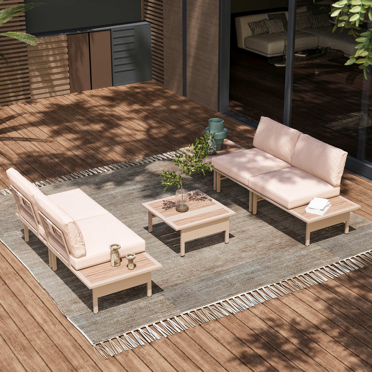 LAUSAINT HOME 6/8 Pieces Patio Furniture Set