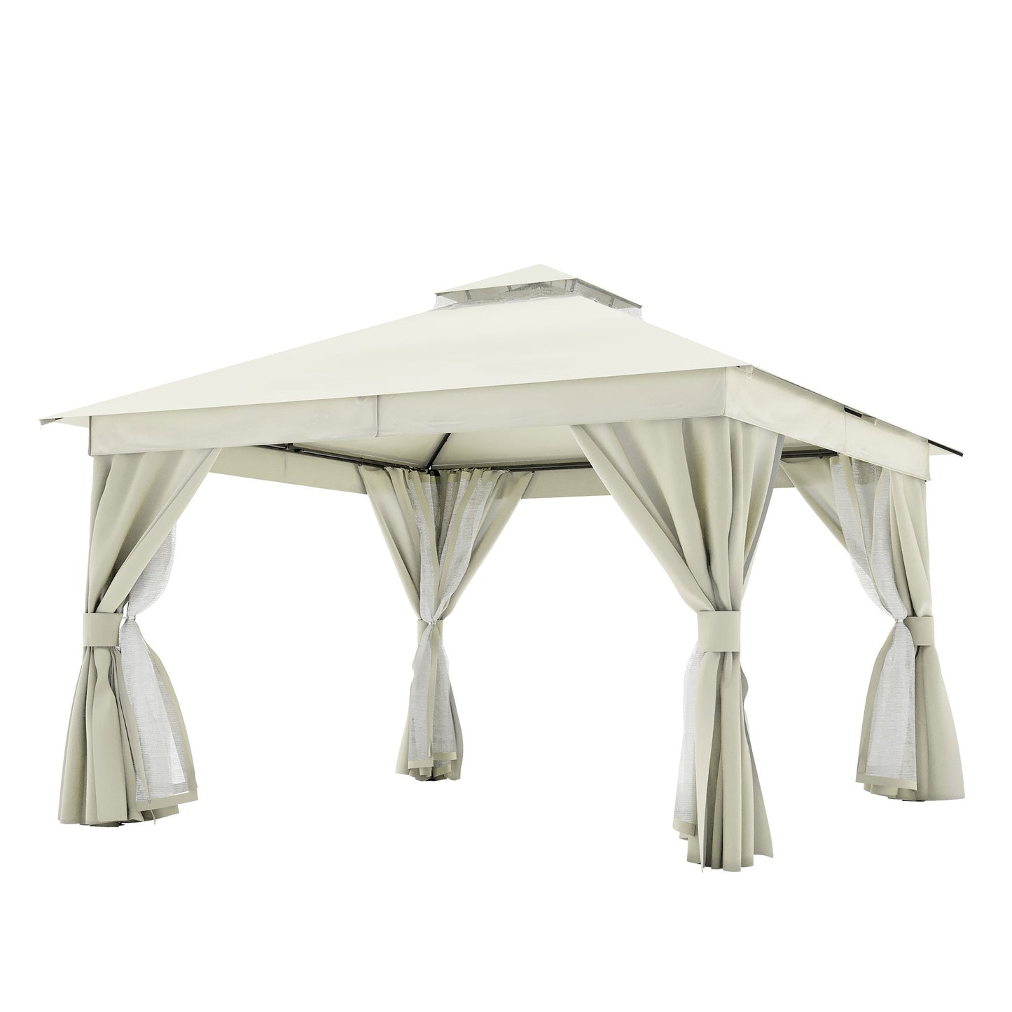 LAUSAINT HOME 12'X 12' Patio Steel Gazebo