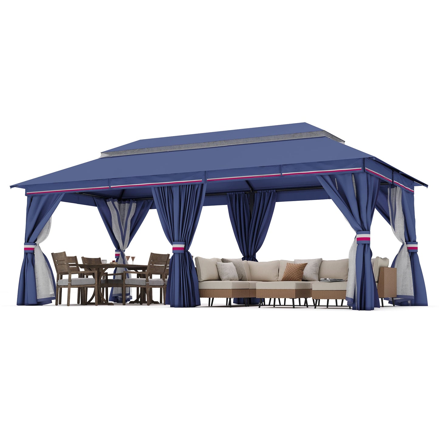 LAUSAINT HOME 10'X 20' Patio Steel Gazebo