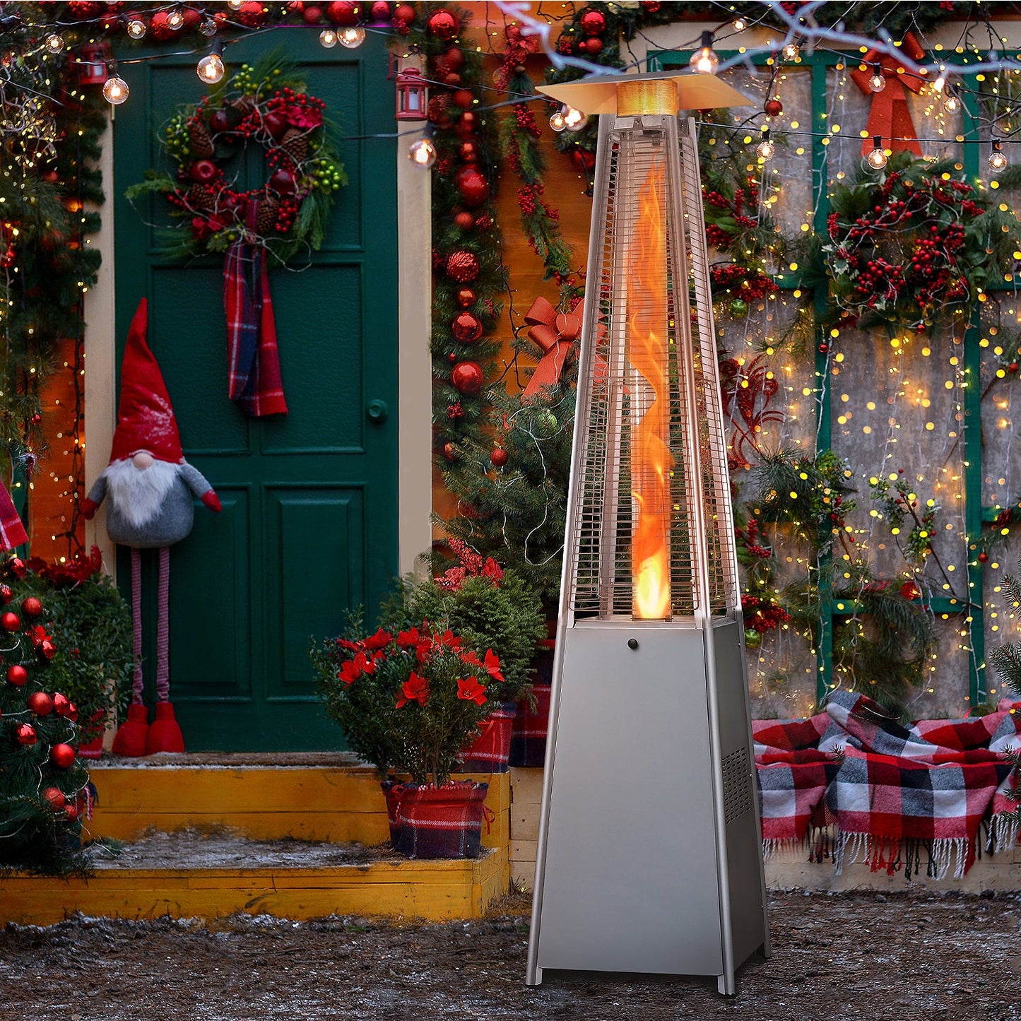 Lausaint Home 48000BTU Outdoor Standing Heater