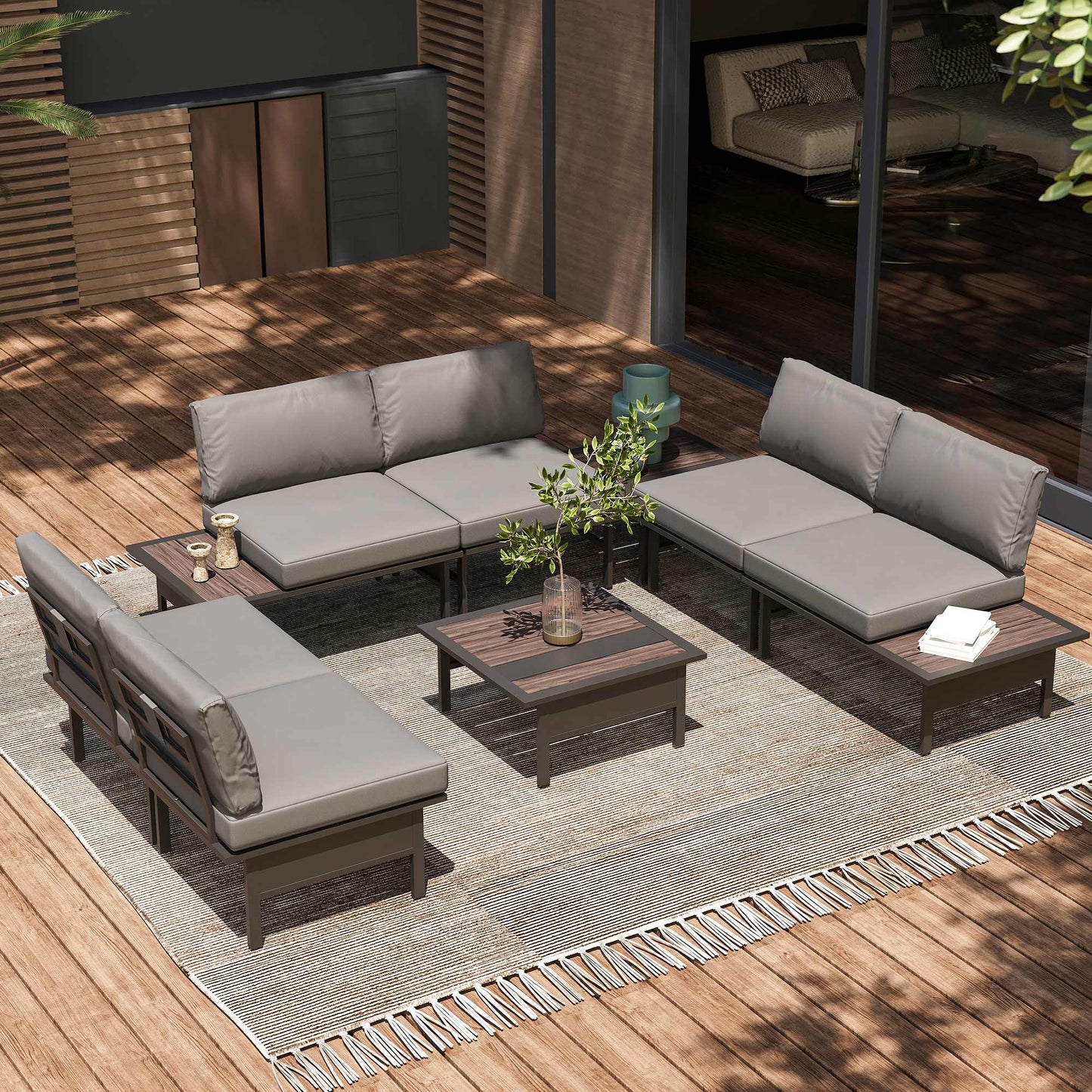 LAUSAINT HOME 6/8 Pieces Patio Furniture Set