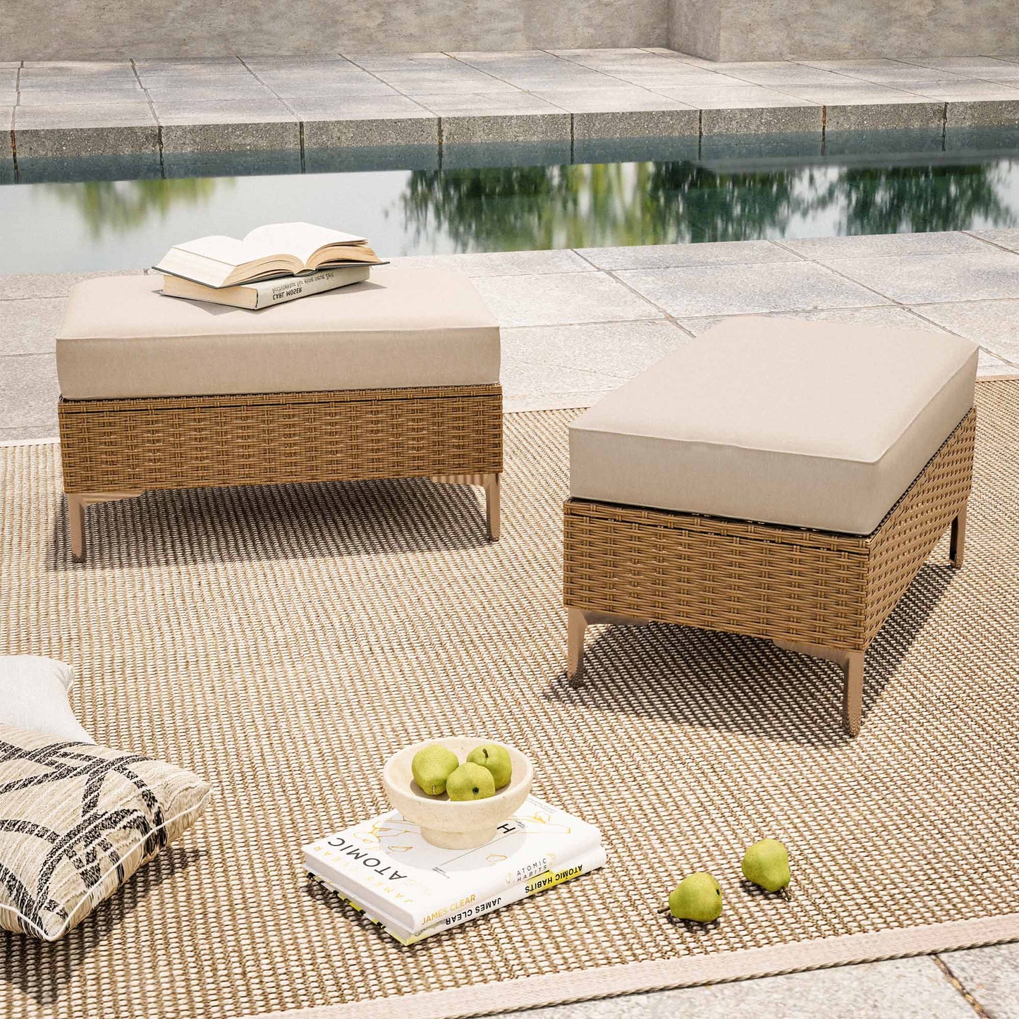 LAUSAINT HOME 7-Piece Outdoor Patio Set with Hidden Storage