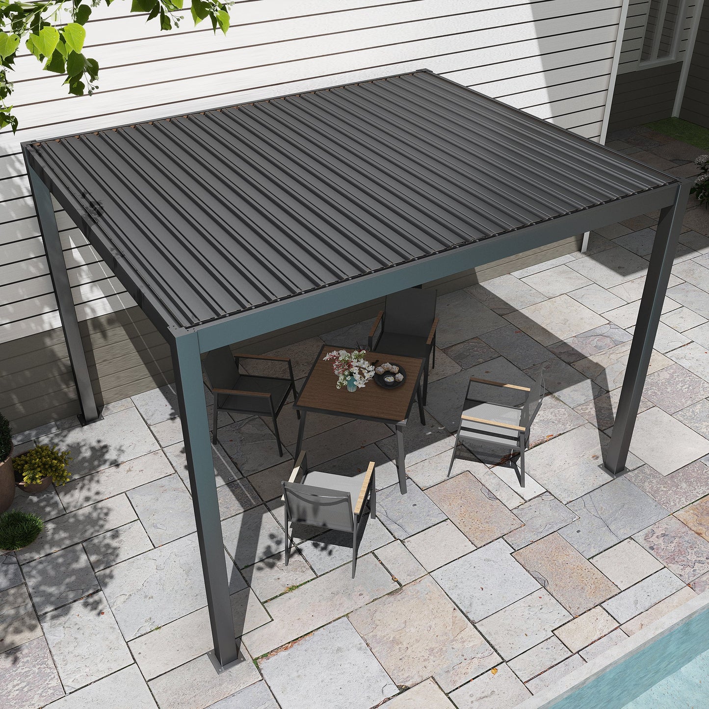 Aluminum Louvered Pergola