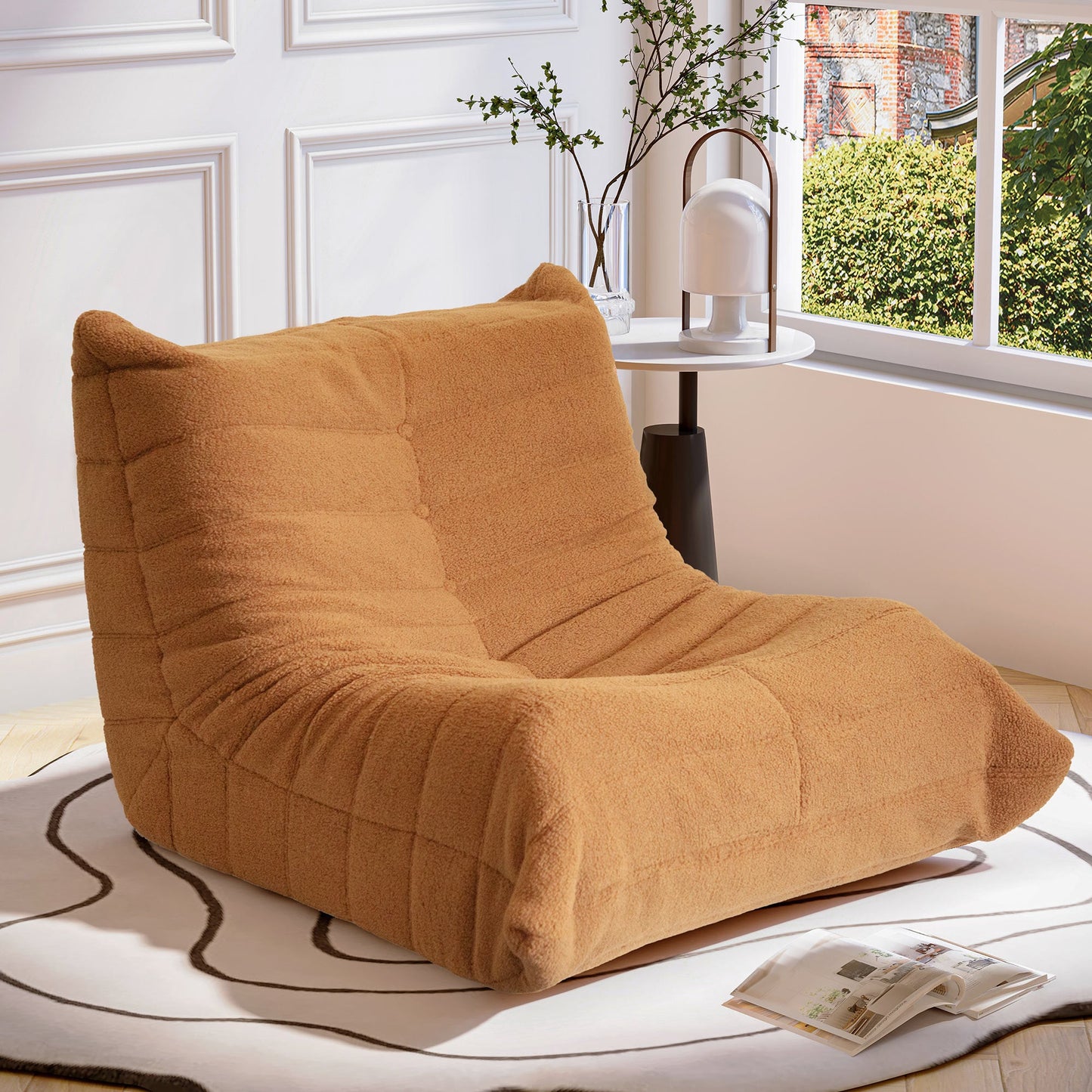 LAUSAINT HOME Memory Foam Giant Bean Bag Chair