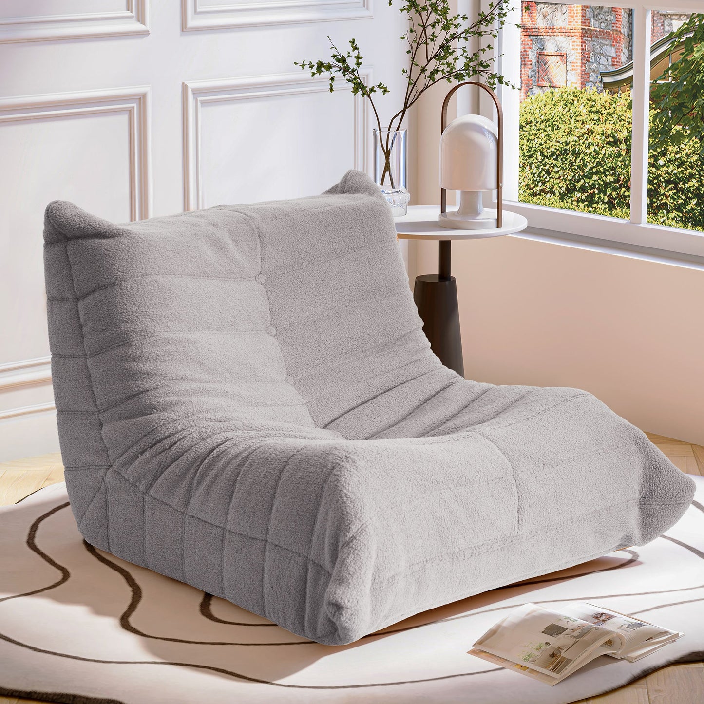 LAUSAINT HOME Memory Foam Giant Bean Bag Chair