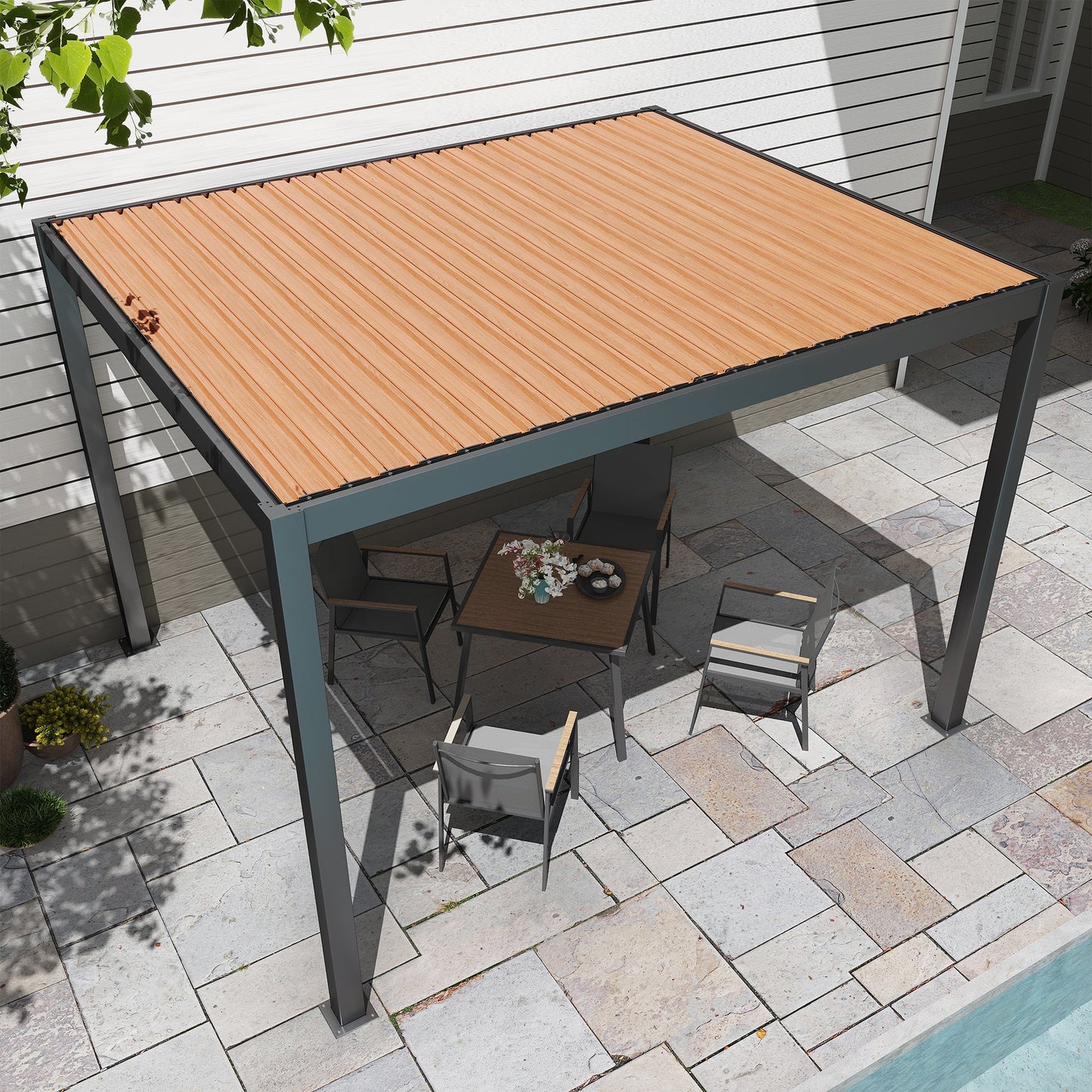 Aluminum Louvered Pergola