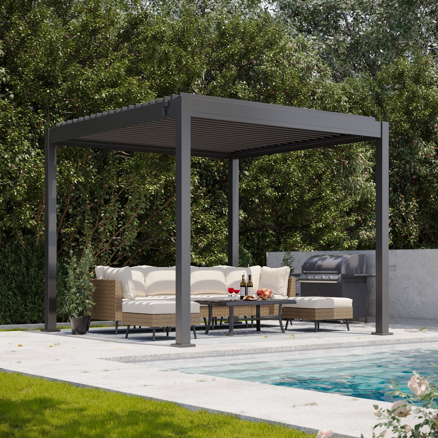 Aluminum Louvered Pergola