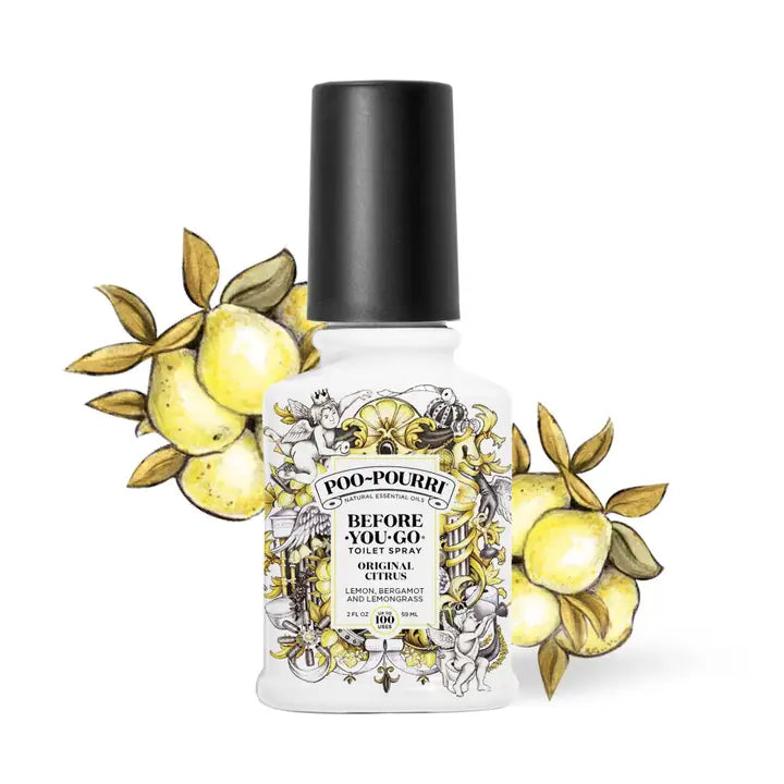 Original Citrus Toilet Spray 2oz Boxed 2pck - Poo~Pourri