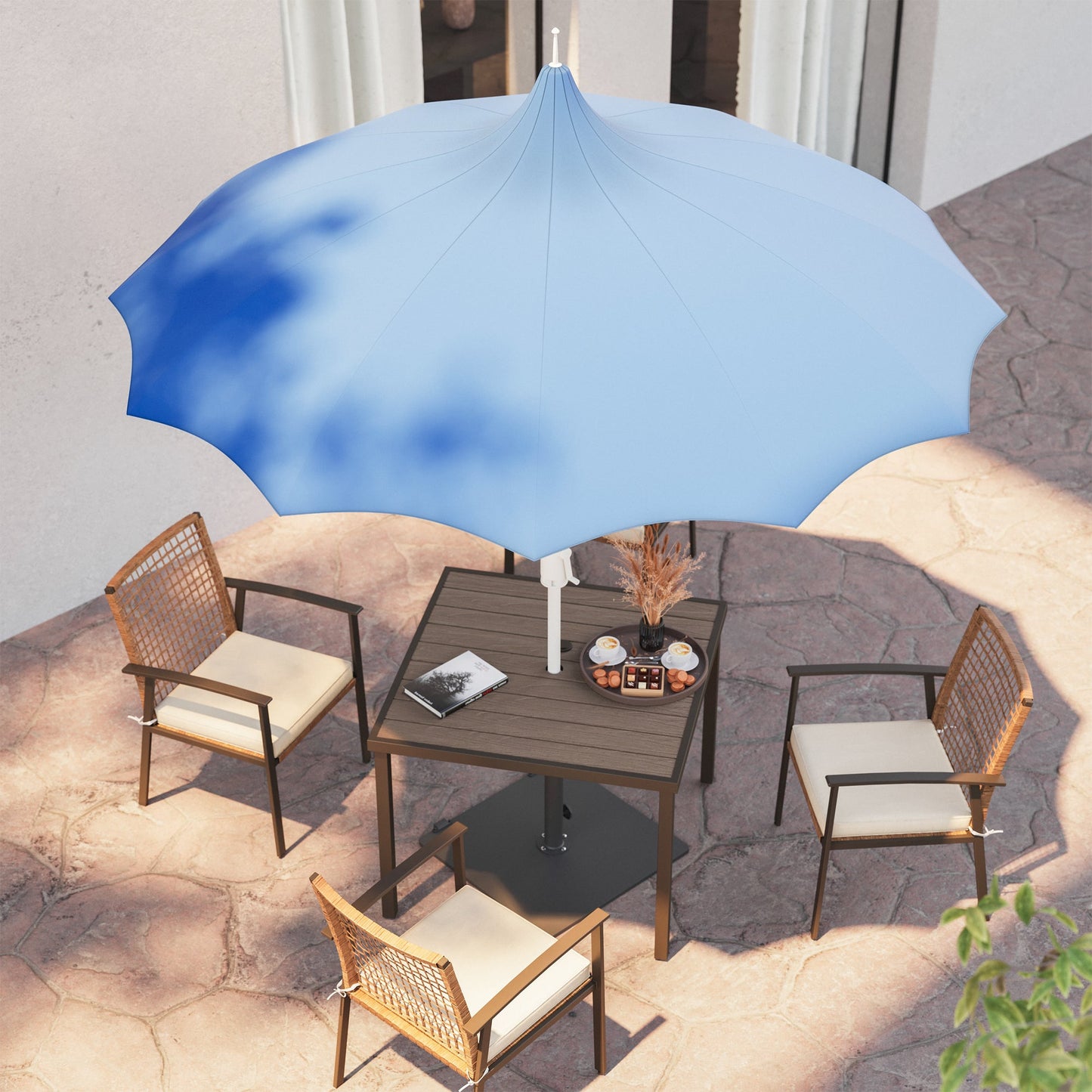 LAUSAINT HOME 9FT Patio Offset Umbrella