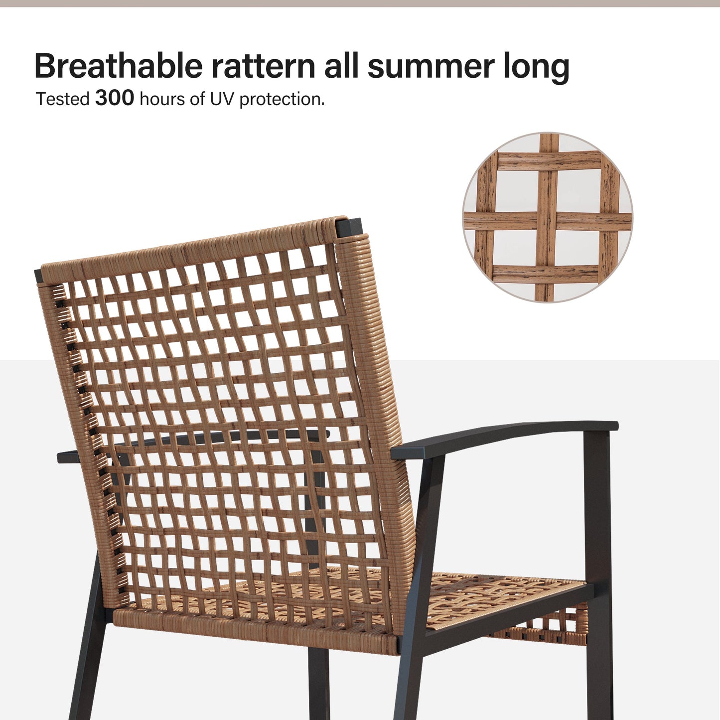 LAUSAINT HOME 4-piece Rattan Conversation Set