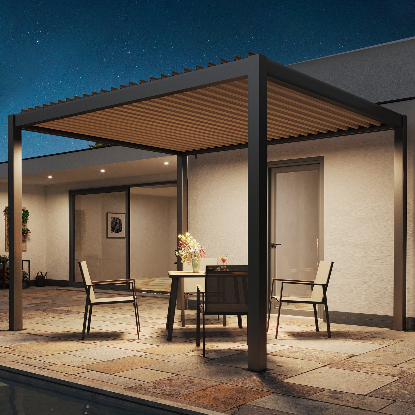 Aluminum Louvered Pergola