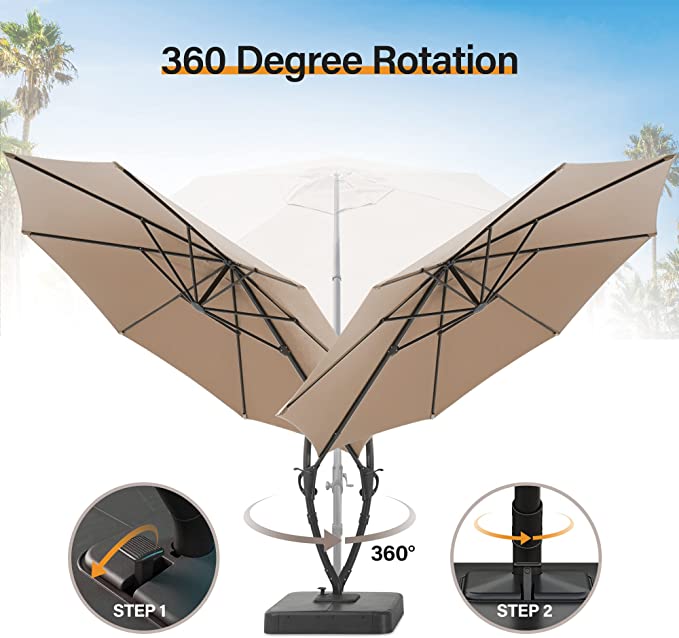 12' Sunbrella ®Cantilever Umbrella