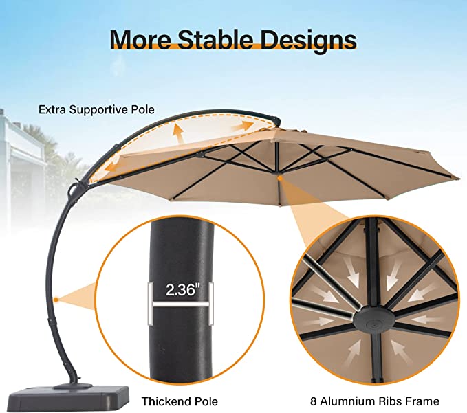 12' Sunbrella ®Cantilever Umbrella