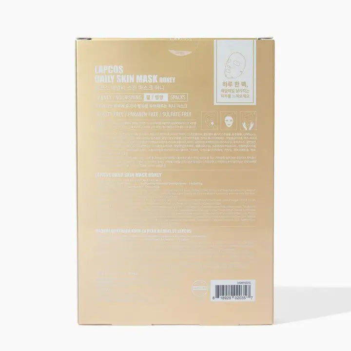 Honey Daily Sheet Mask 5-pack - LAPCOS