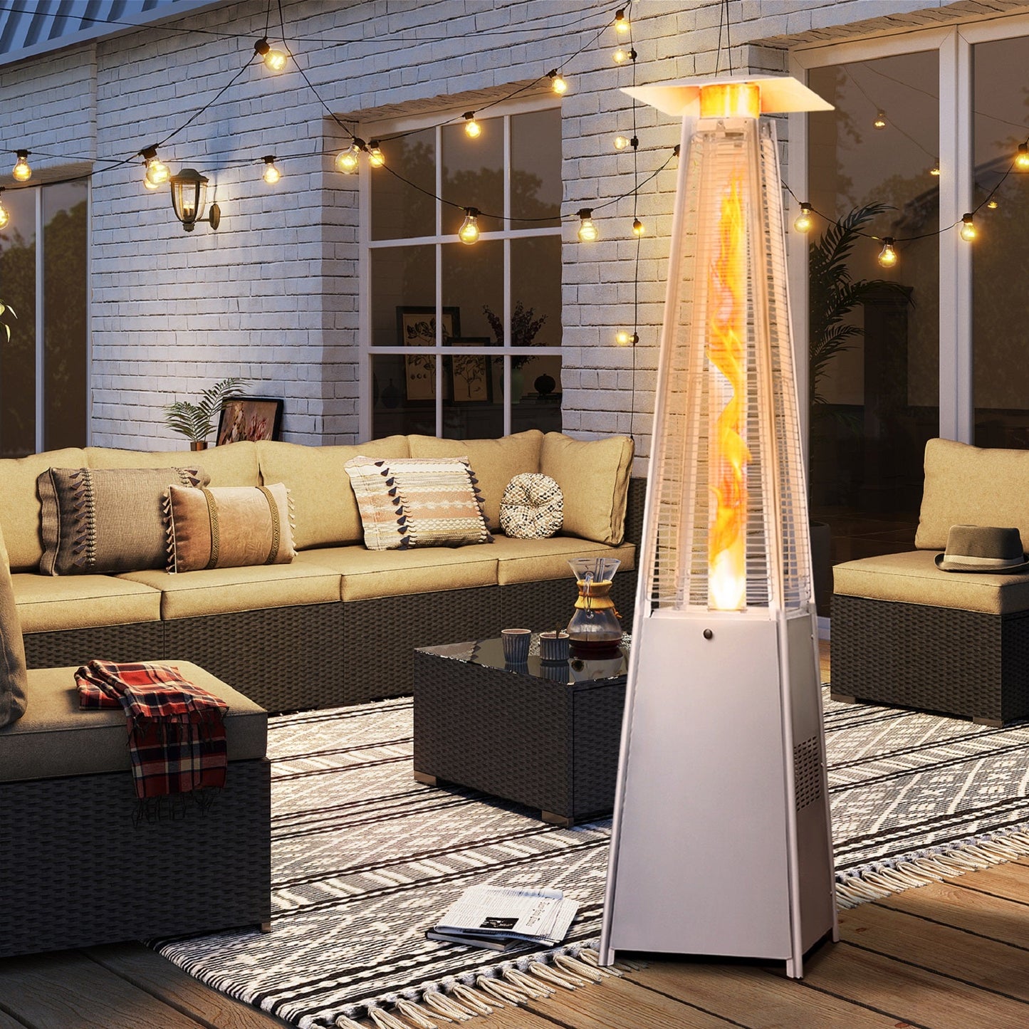 Lausaint Home 48000BTU Outdoor Standing Heater