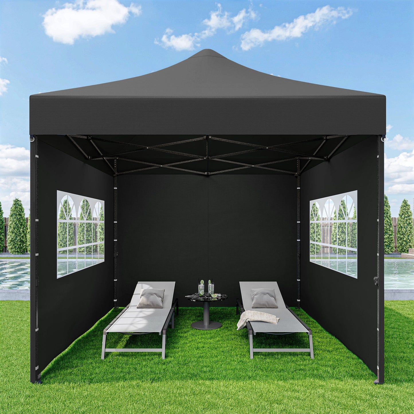 LAUSAINT HOME 10x10 Pop Up Canopy Tent