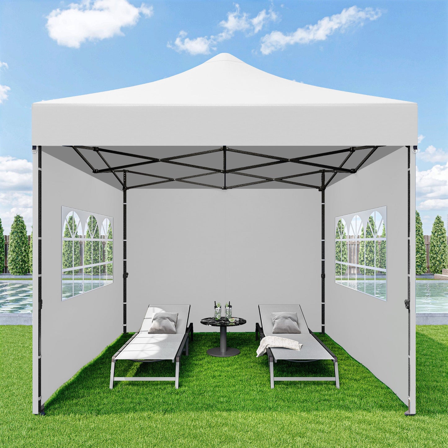 LAUSAINT HOME 10x10 Pop Up Canopy Tent
