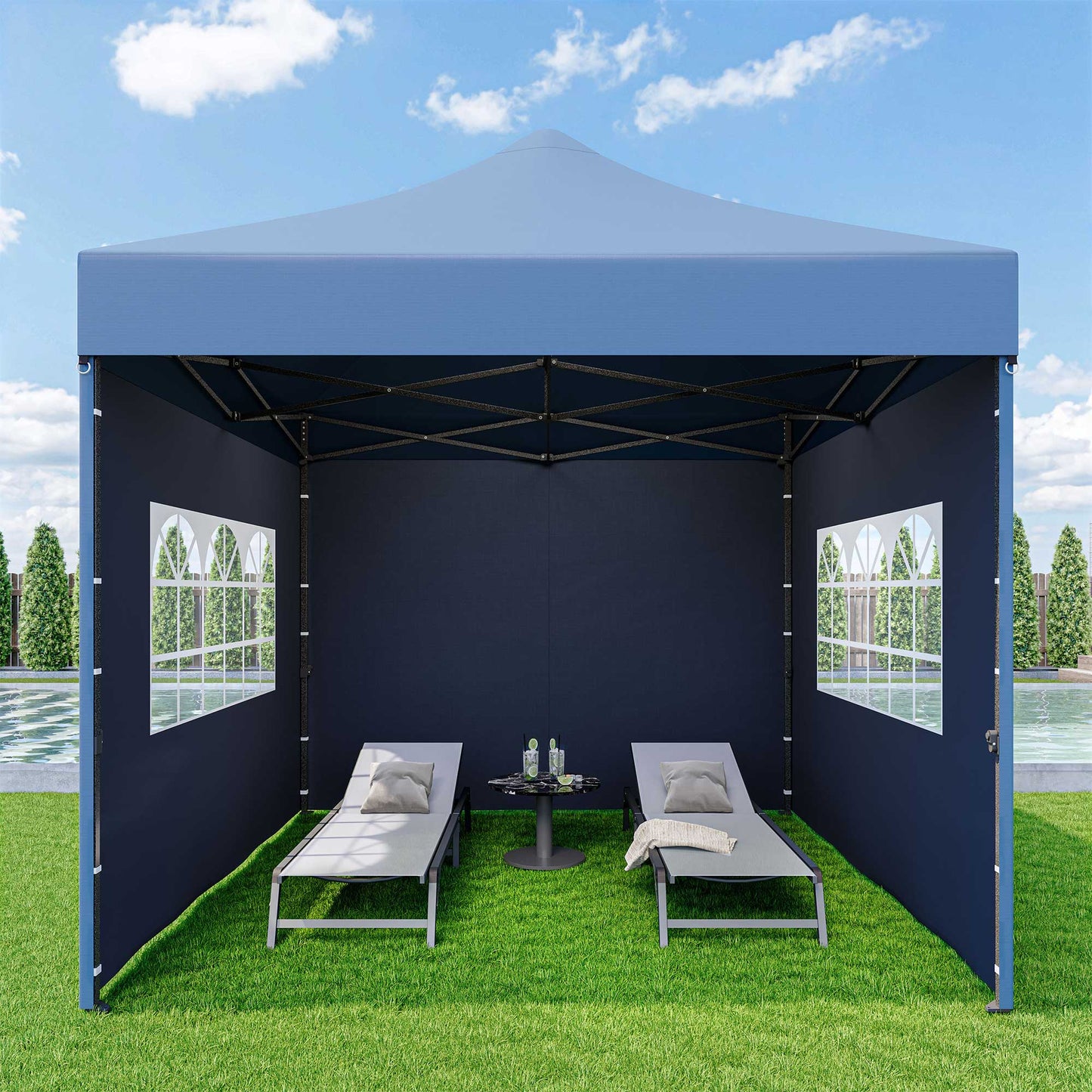 LAUSAINT HOME 10x10 Pop Up Canopy Tent