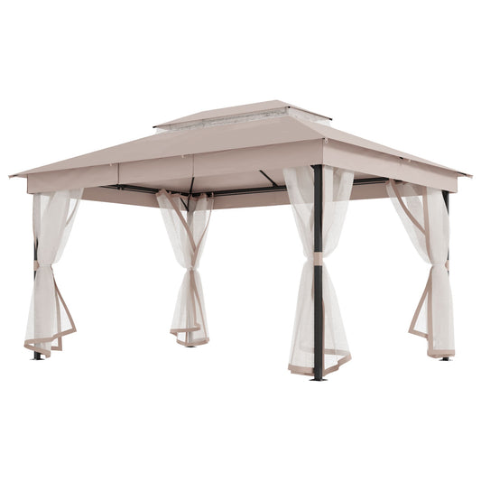 LAUSAINT HOME Patio Gazebo with mosquito mesh