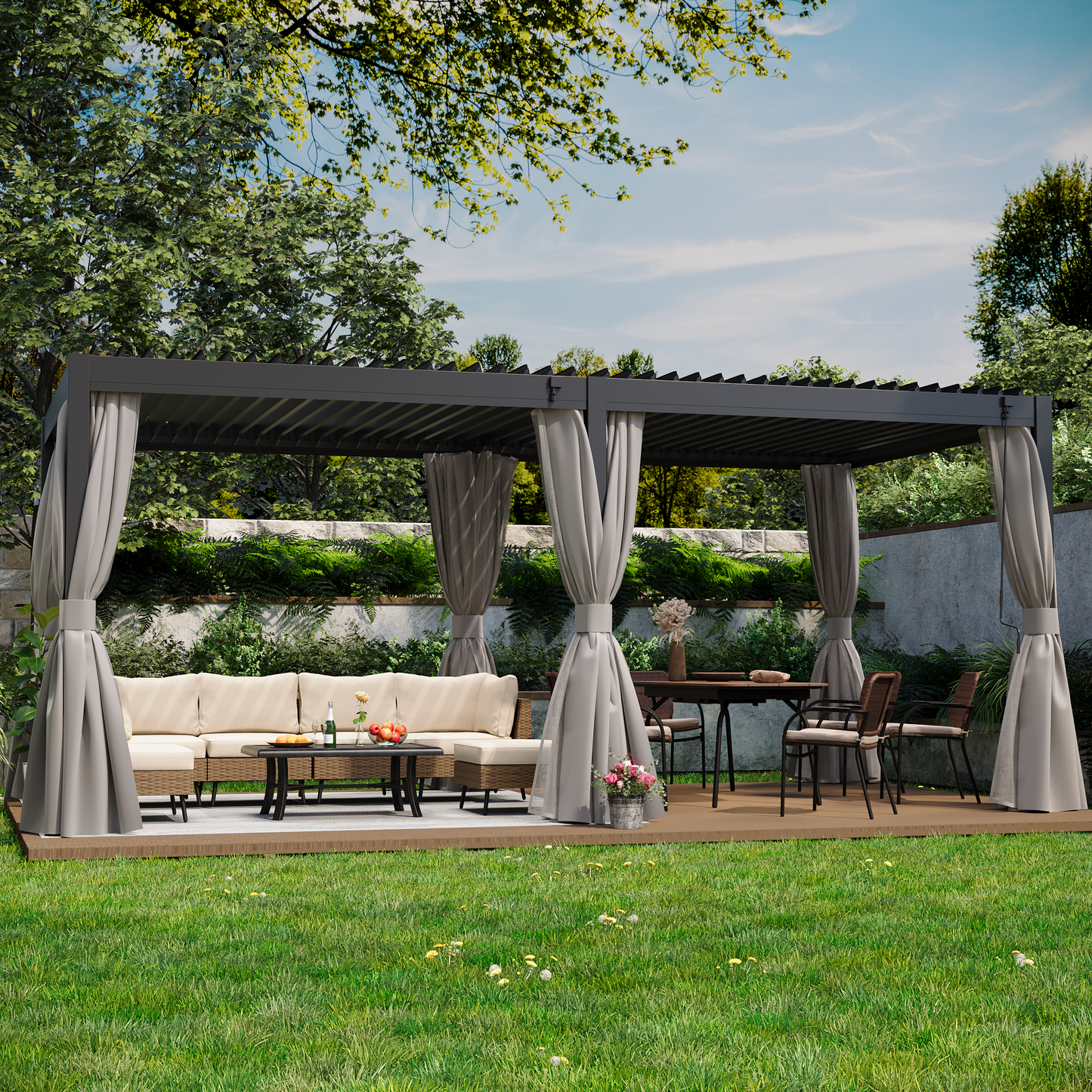 Aluminum Louvered Pergola