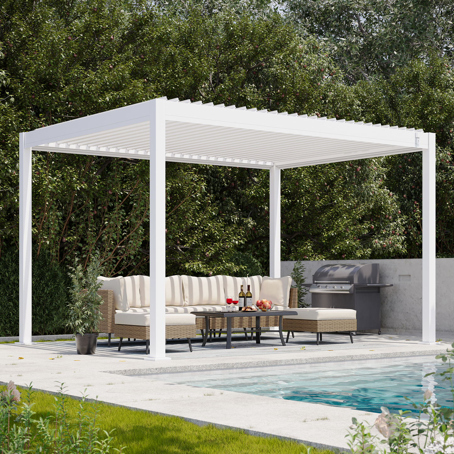 Aluminum Louvered Pergola