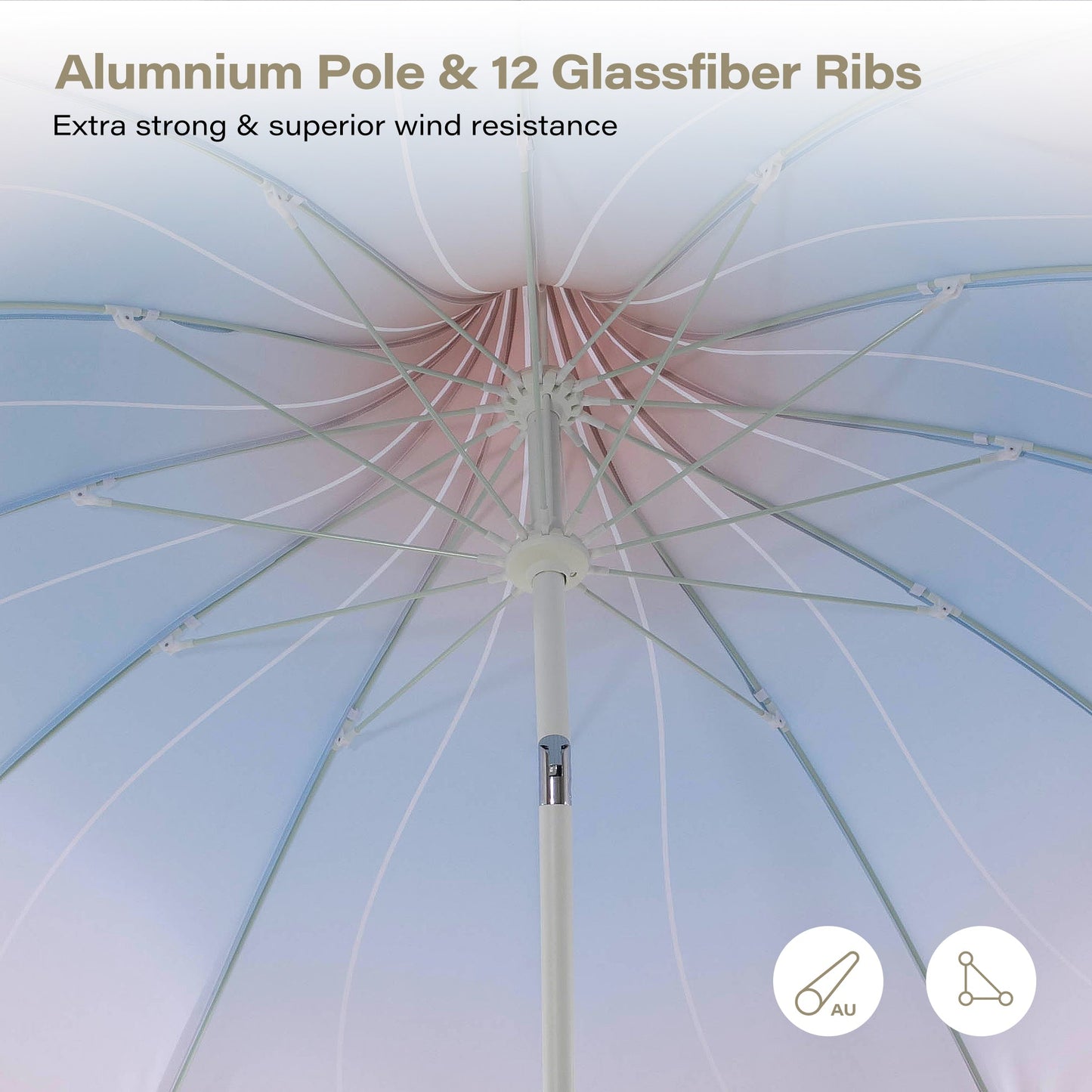 LAUSAINT HOME 9FT  Pergoda Patio Umbrella