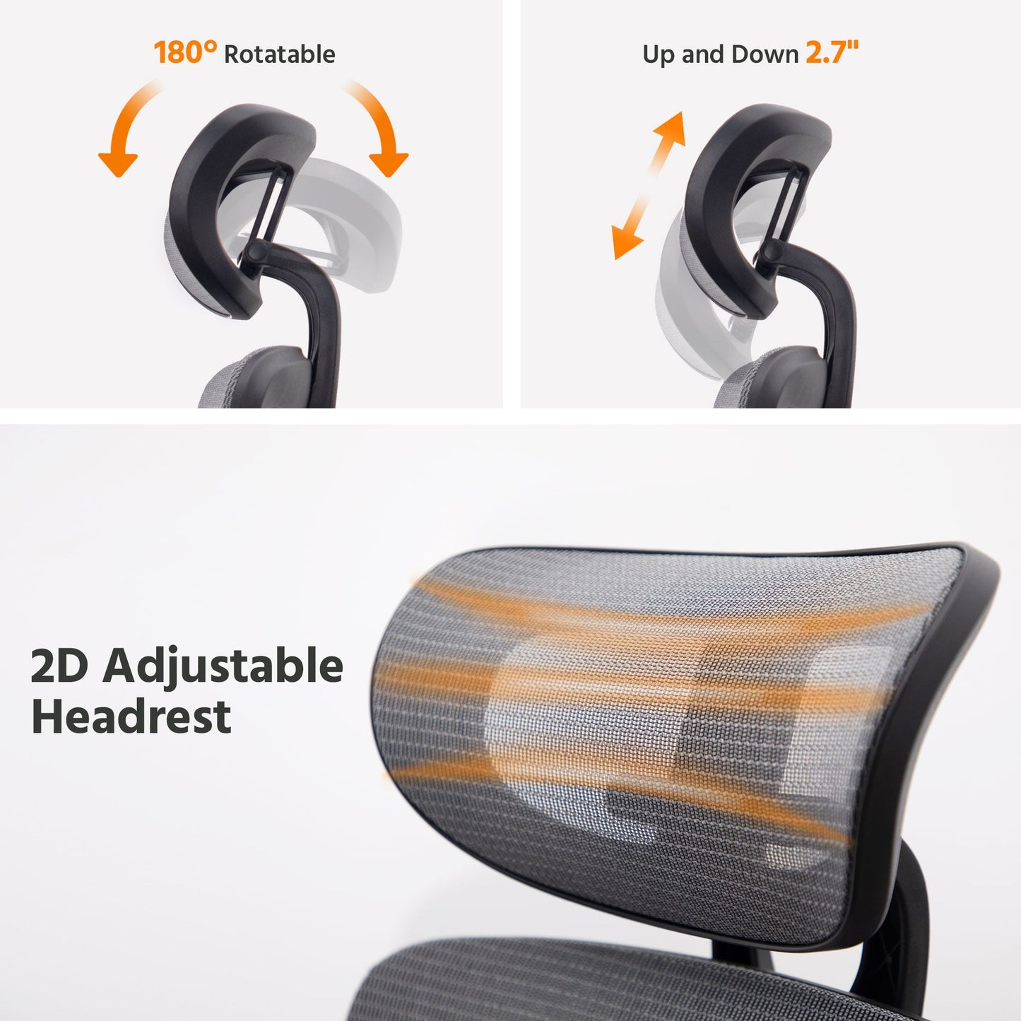 LAUSAINT HOME Mesh Ergonomic Office Chair
