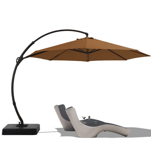 LAUSAINT HOME 10' Deluxe Cantilever Umbrella