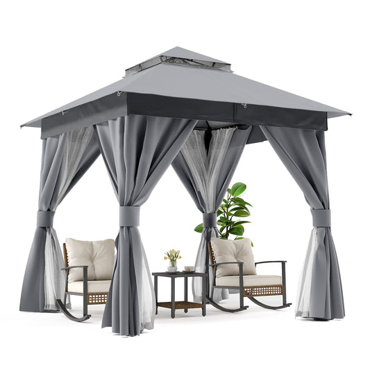 LAUSAINT HOME 8'X 8'  Patio Steel Gazebo