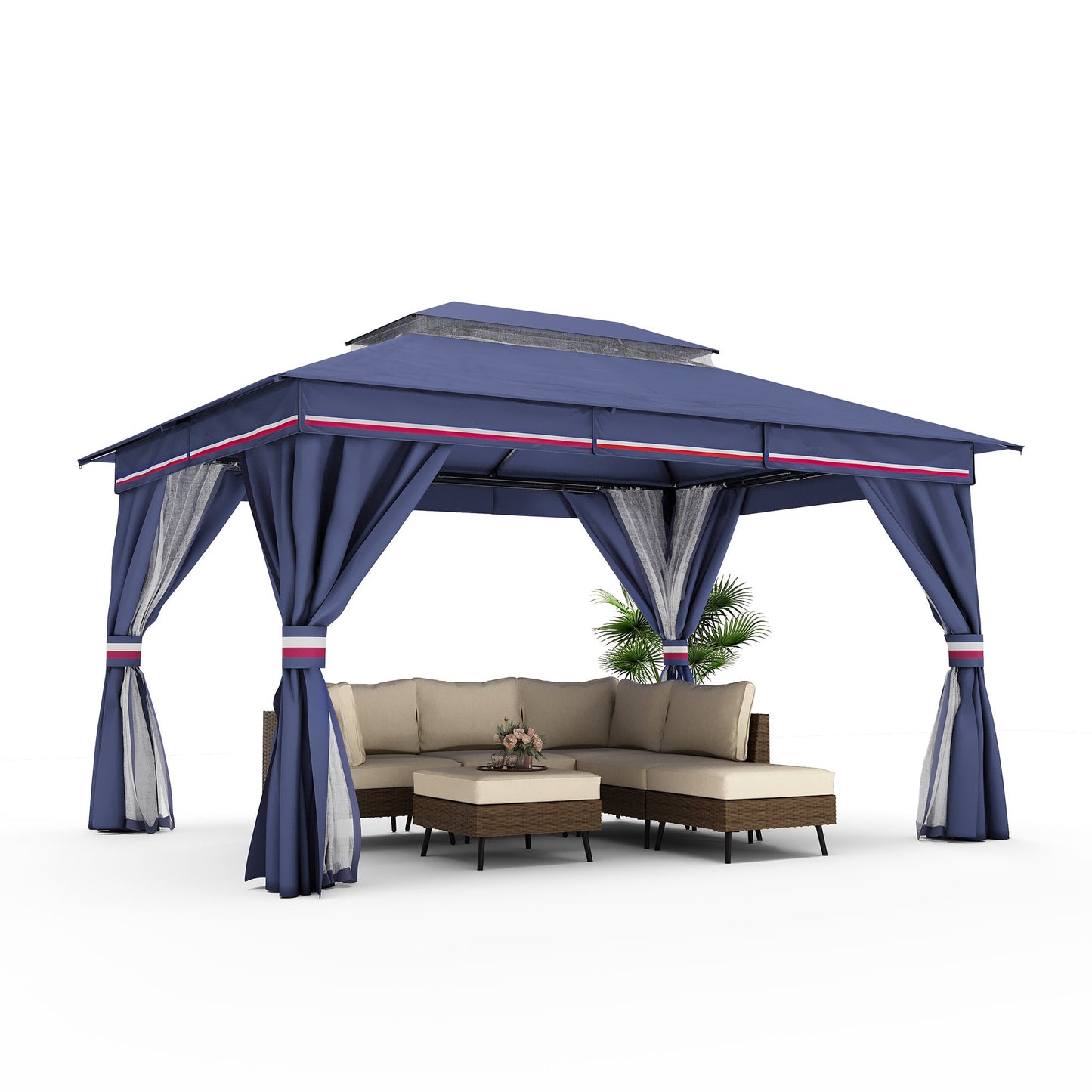 LAUSAINT HOME 10'X13'  Patio Steel Gazebo