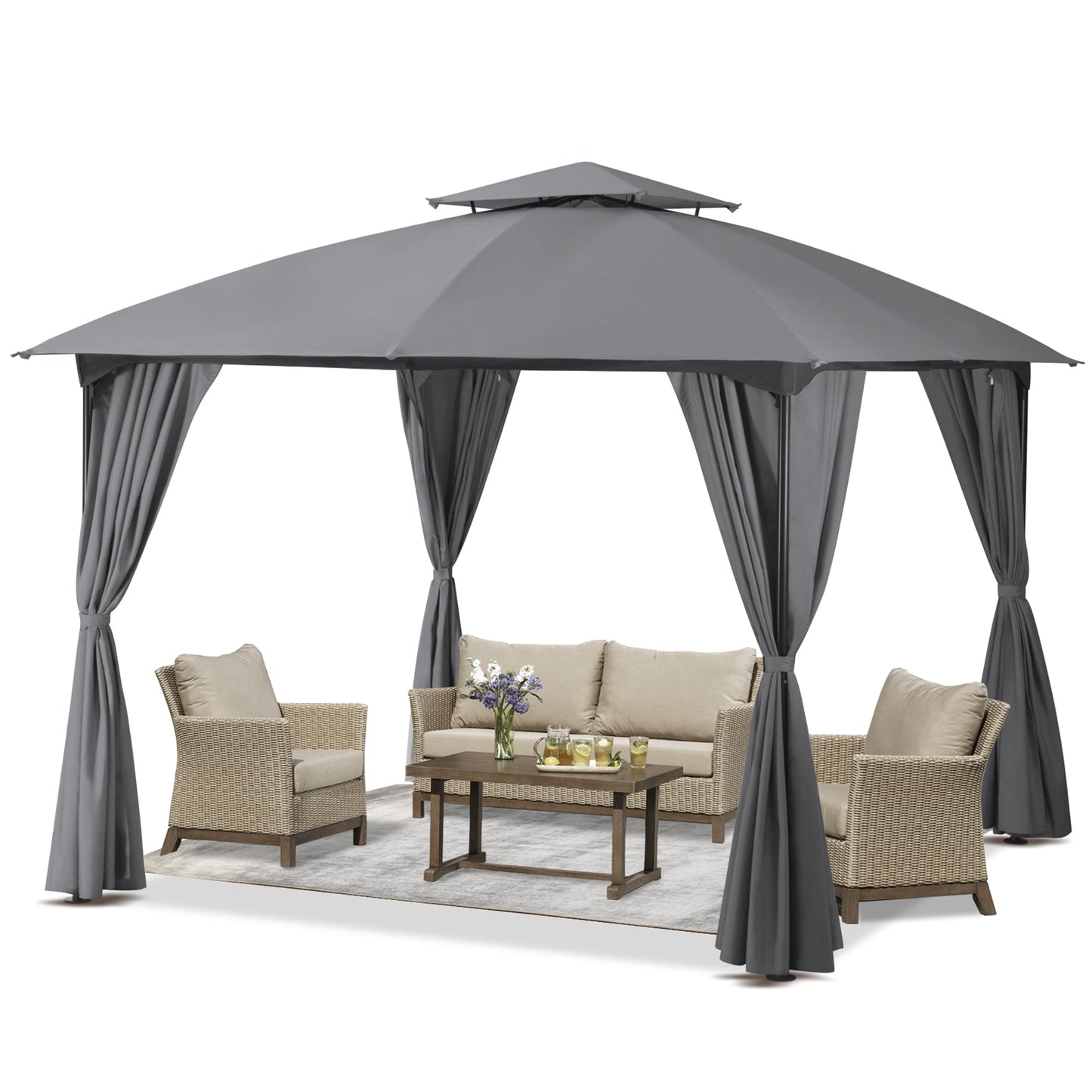 LAUSAINT HOME 10'X10' Softtop Gazebo