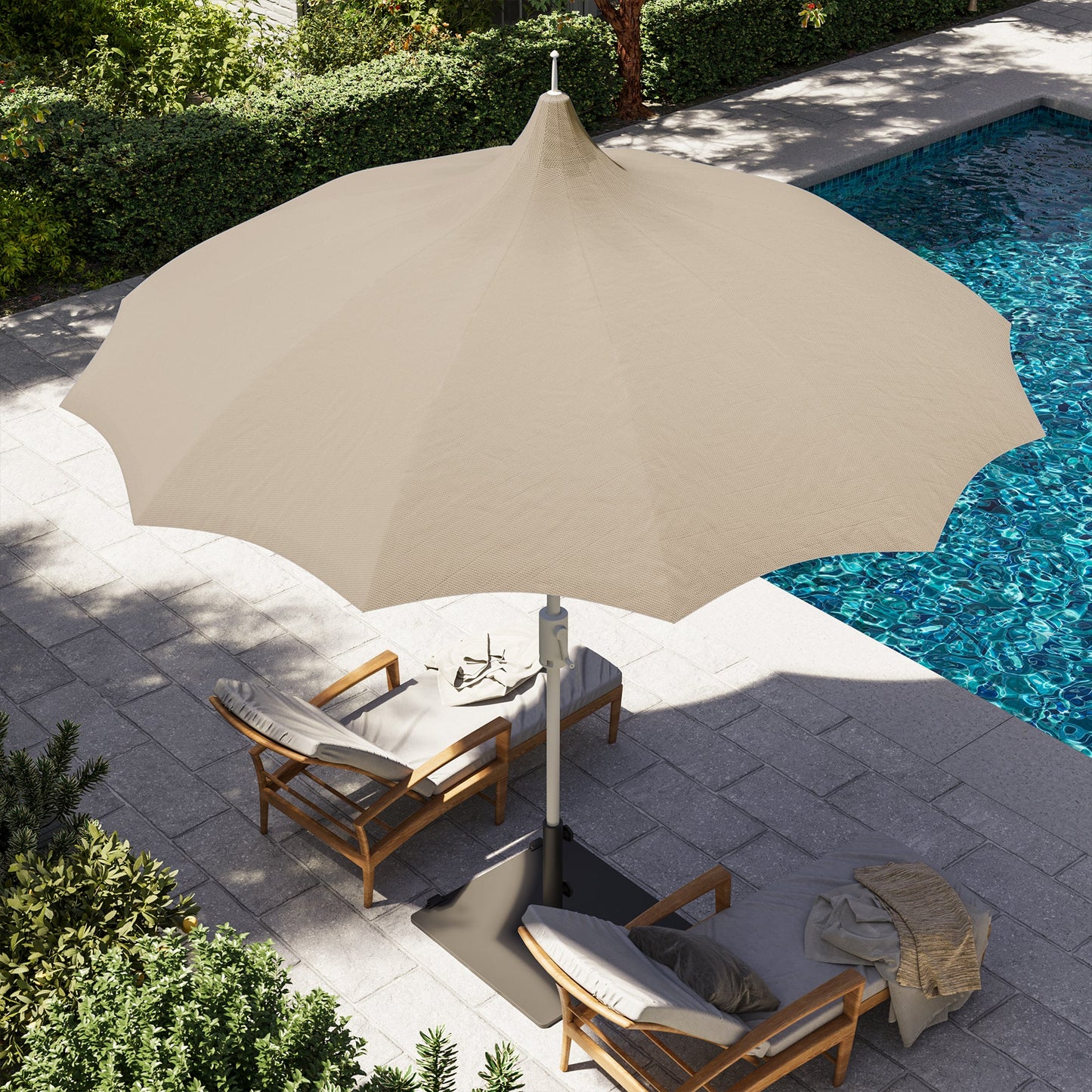 LAUSAINT HOME 9FT Patio Offset Umbrella