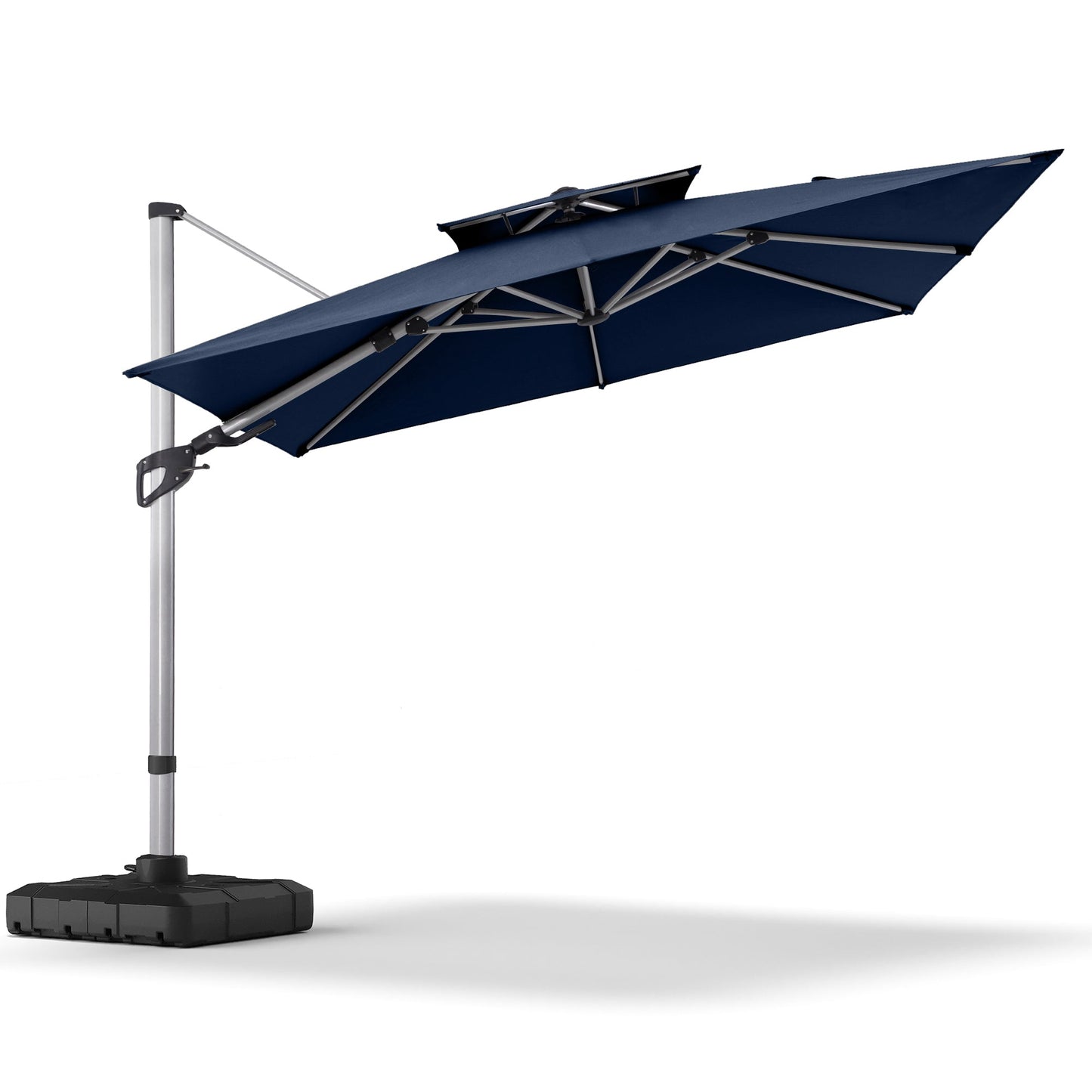 LAUSAINT HOME 10' Double Top Square Cantilever Umbrella