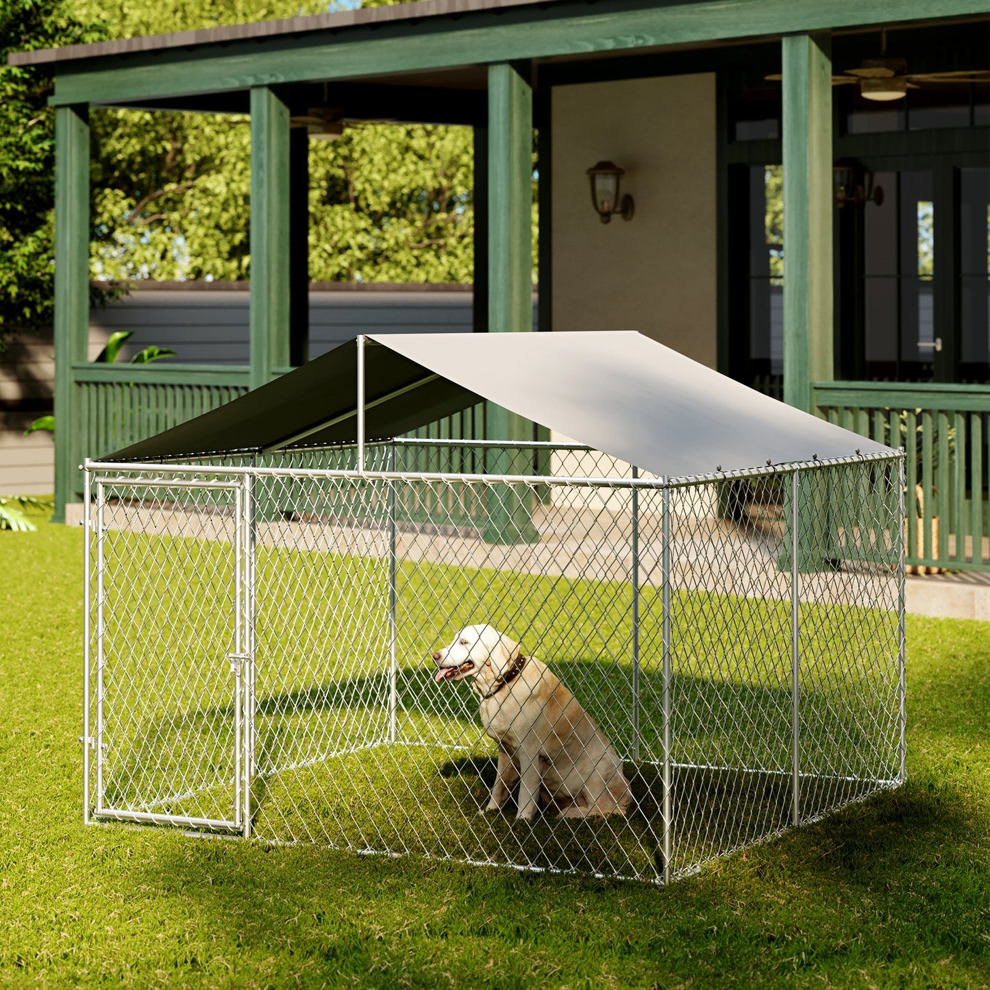 LAUSAINT HOME Heavy Duty Outdoor Dog Kennel