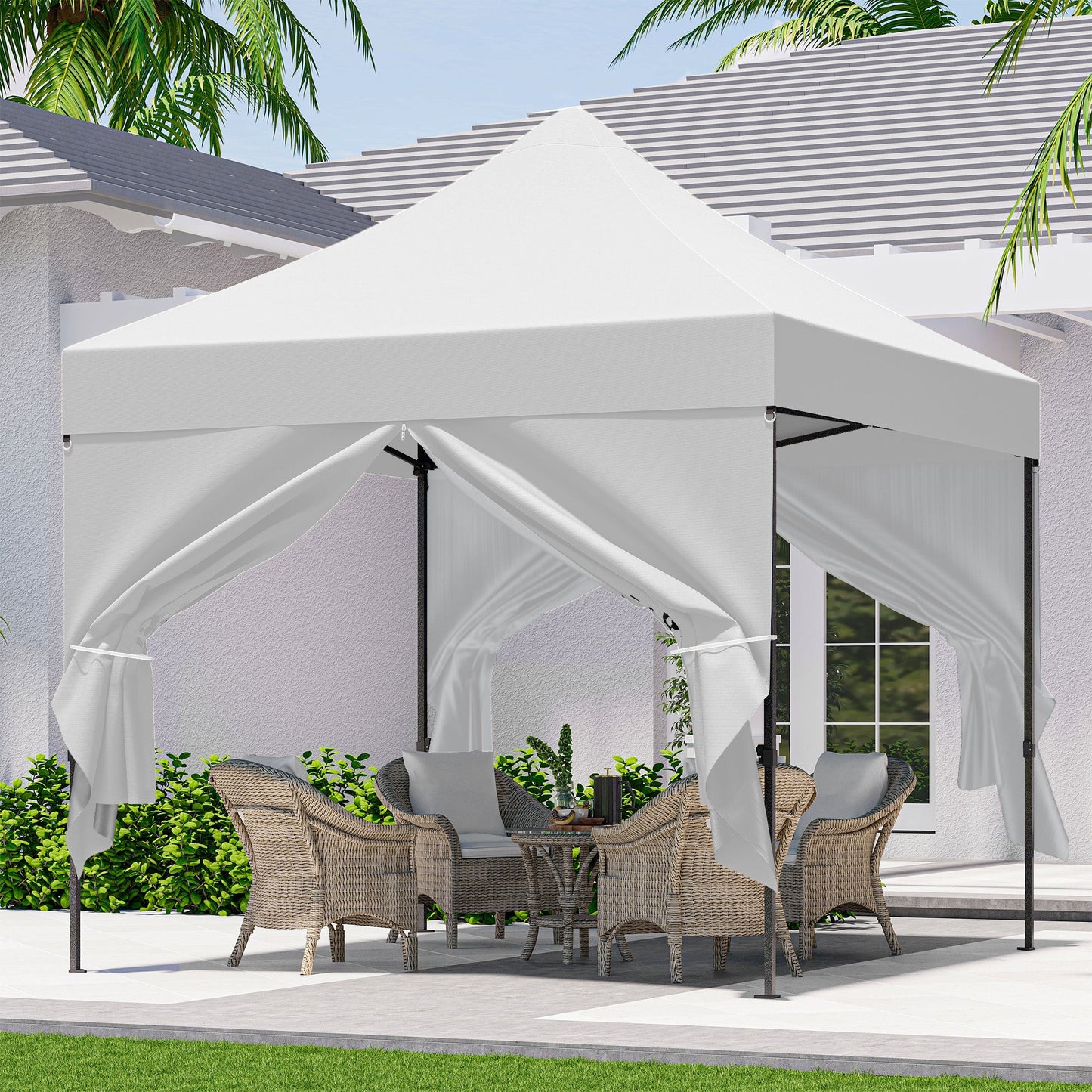 LAUSAINT HOME 10x10 Pop Up Canopy Tent