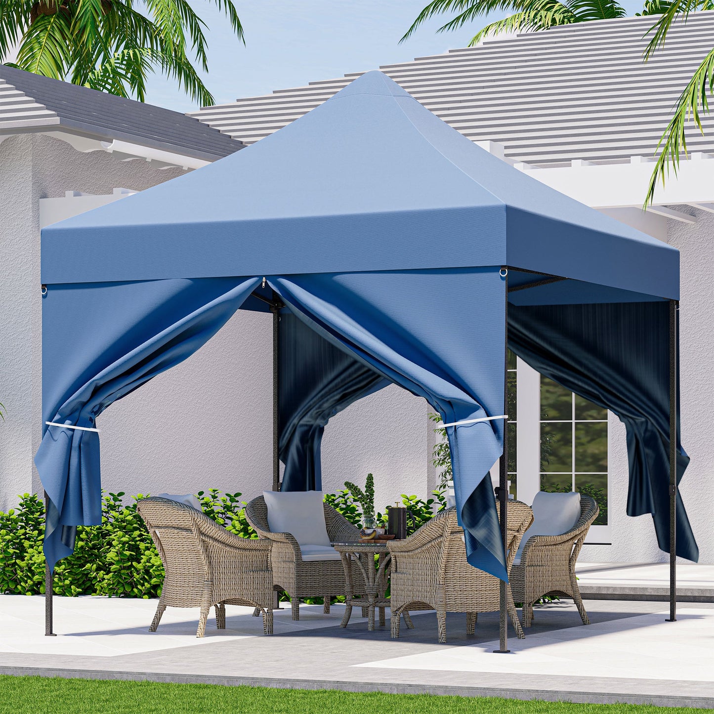 LAUSAINT HOME 10x10 Pop Up Canopy Tent