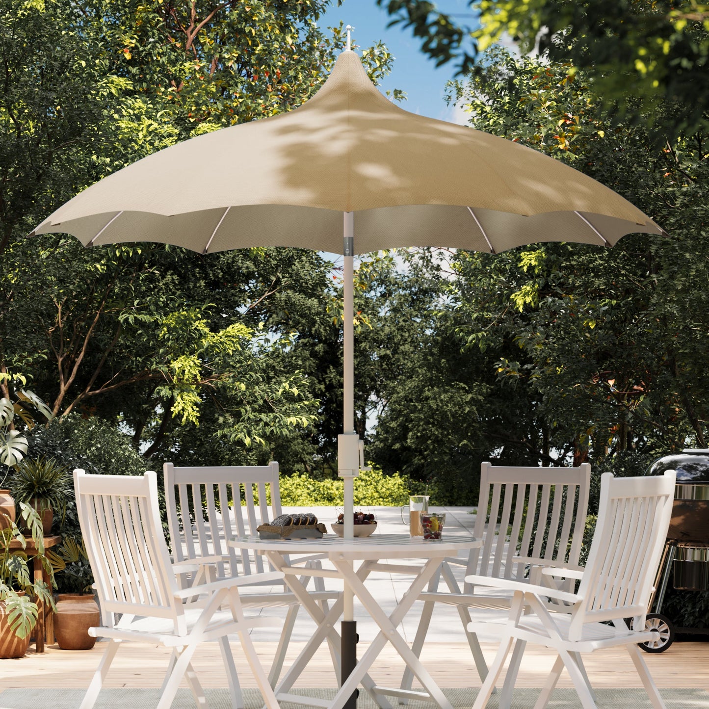 LAUSAINT HOME 9FT Patio Offset Umbrella