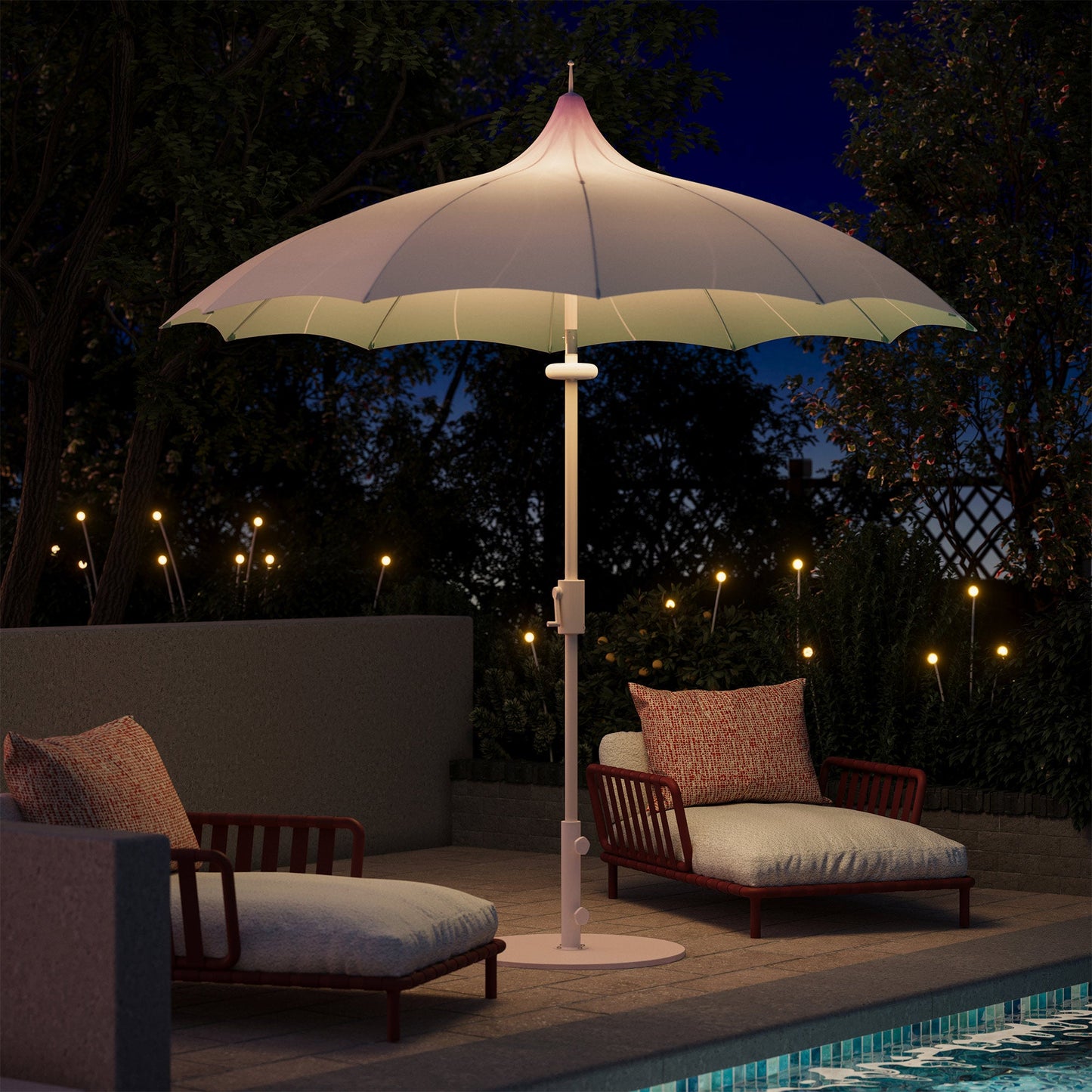 LAUSAINT HOME 9FT  Pergoda Patio Umbrella