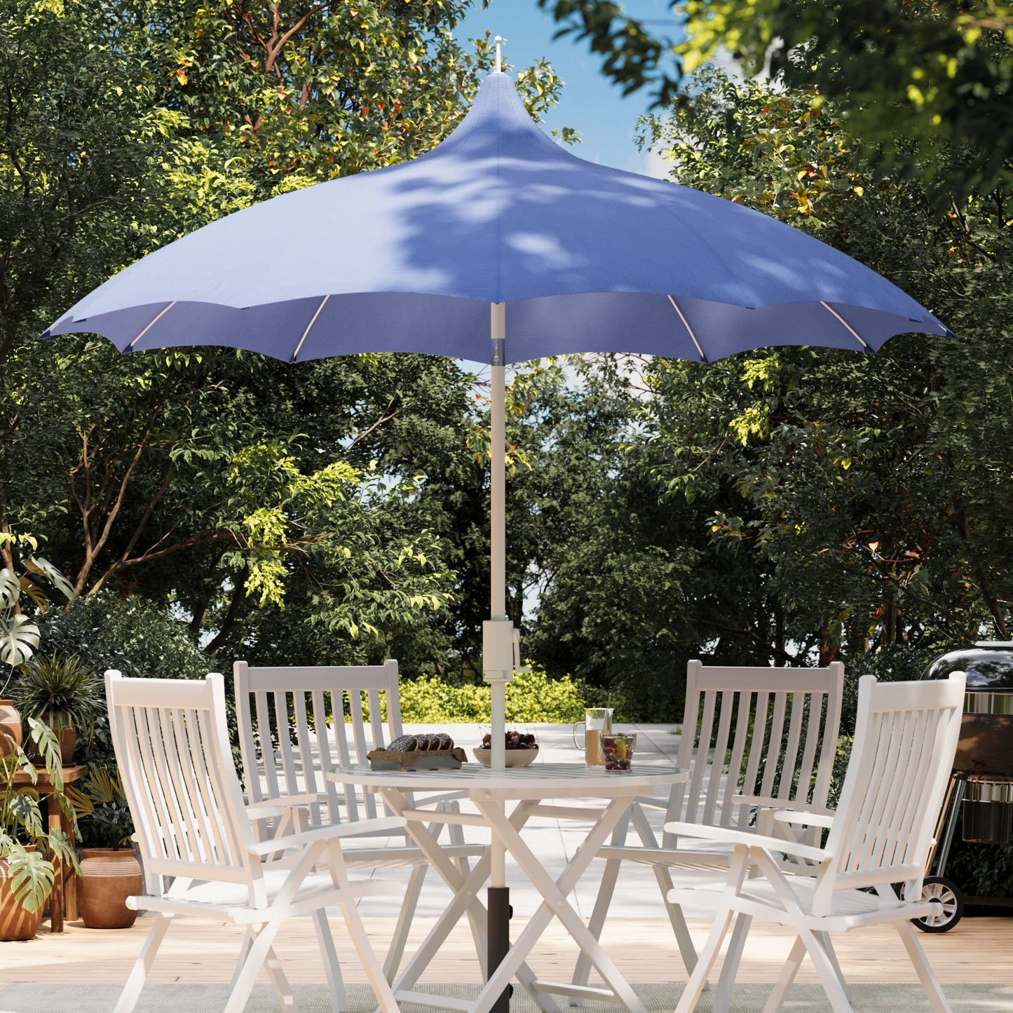 LAUSAINT HOME 9FT Patio Offset Umbrella