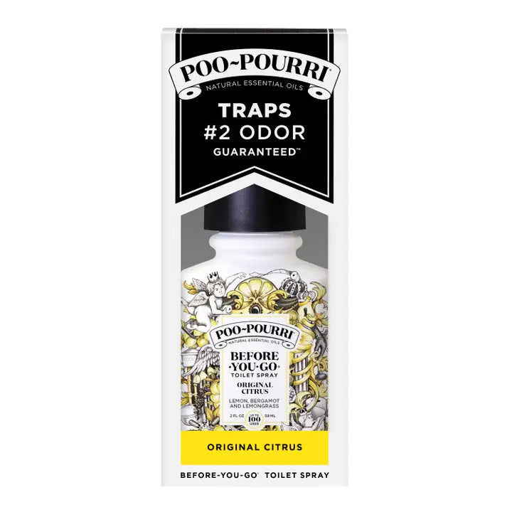 Original Citrus Toilet Spray 2oz Boxed 2pck - Poo~Pourri