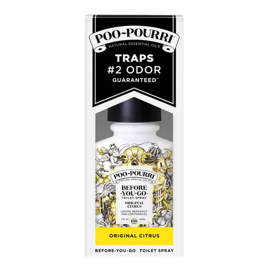 Original Citrus Toilet Spray 2oz Boxed 2pck - Poo~Pourri
