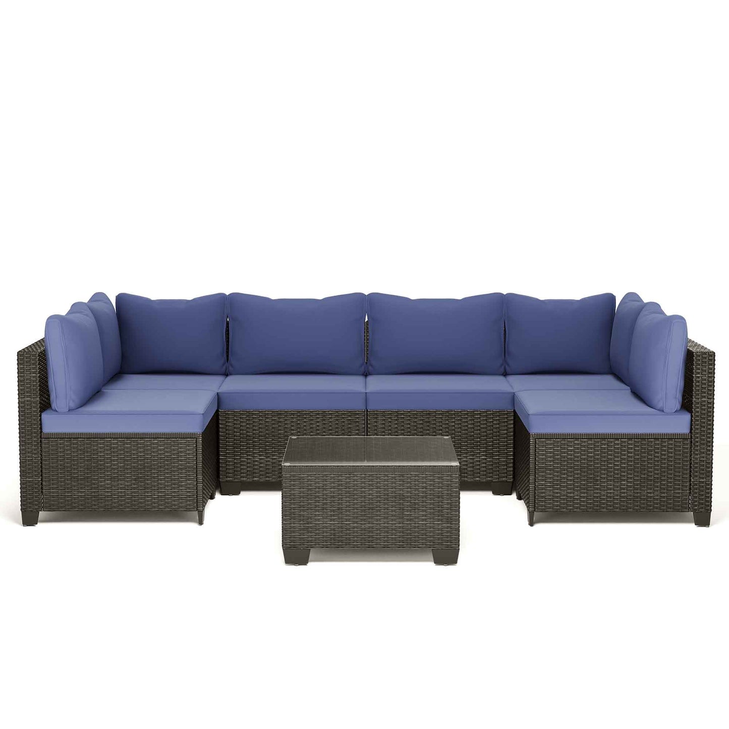 LAUSAINT HOME 7-Piece Wicker Outdoor Conversation Sets