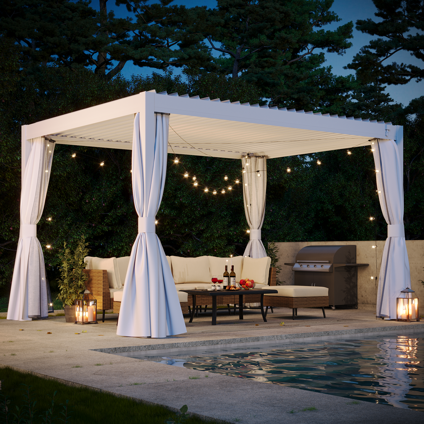 Aluminum Louvered Pergola