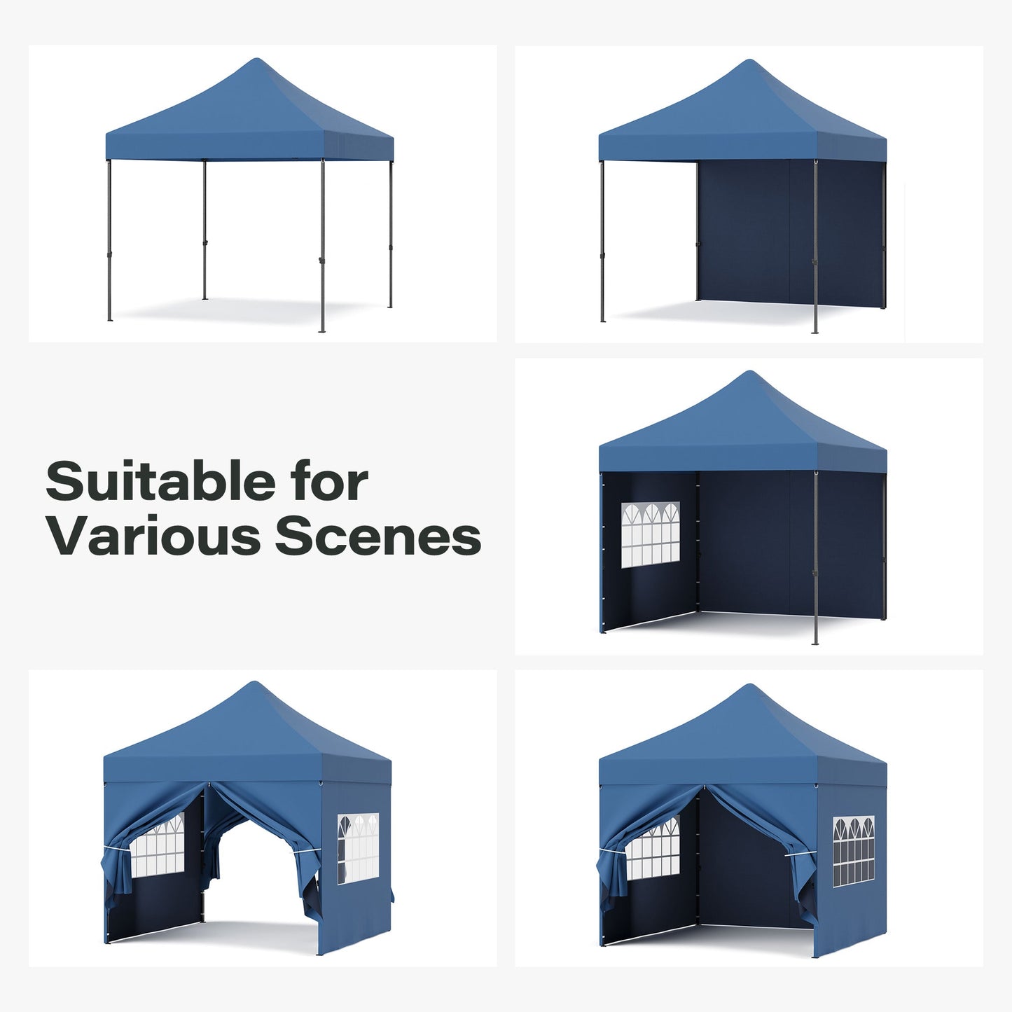 LAUSAINT HOME 10x10 Pop Up Canopy Tent
