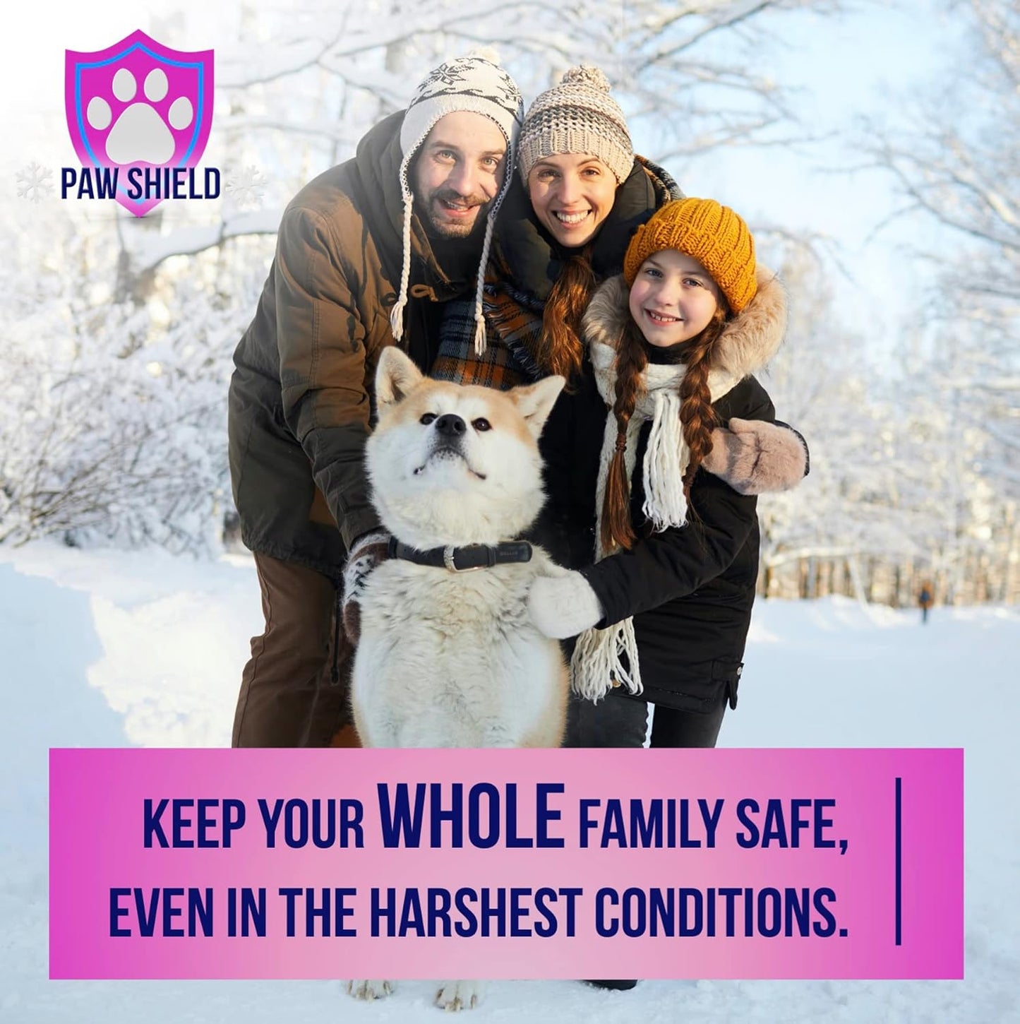 Paw Shield Pet Friendly Ice Melt (12 LB)- A Dual Acting, Natural Based Ice Melt for Snow with a Melting Power of Below Zero Degrees