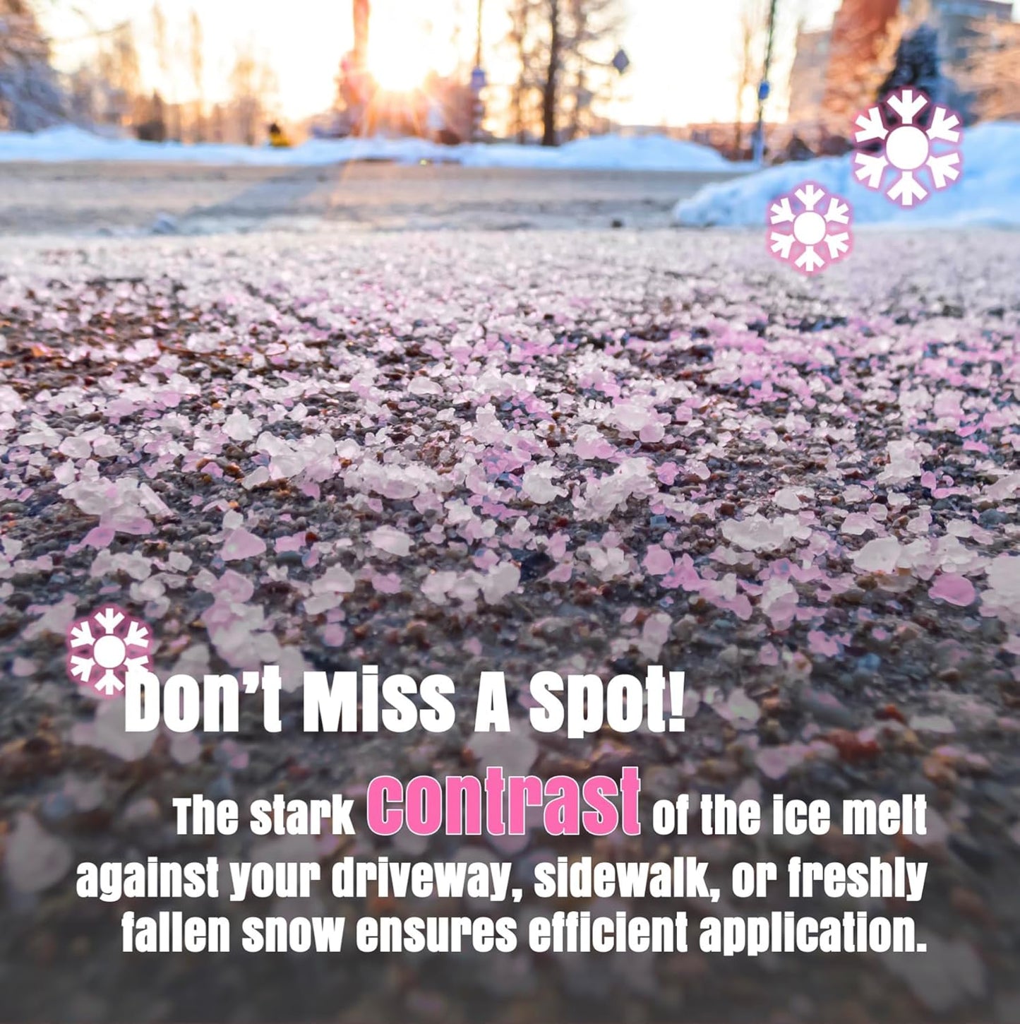Home and Country USA Pink Ice Melt Pail Effective to -25°F, Eco-Friendly De-Icer, Optimal Granule Size for Quick Melting, Ideal for Driveways, Walkways, and Entryways 45 lb Pail