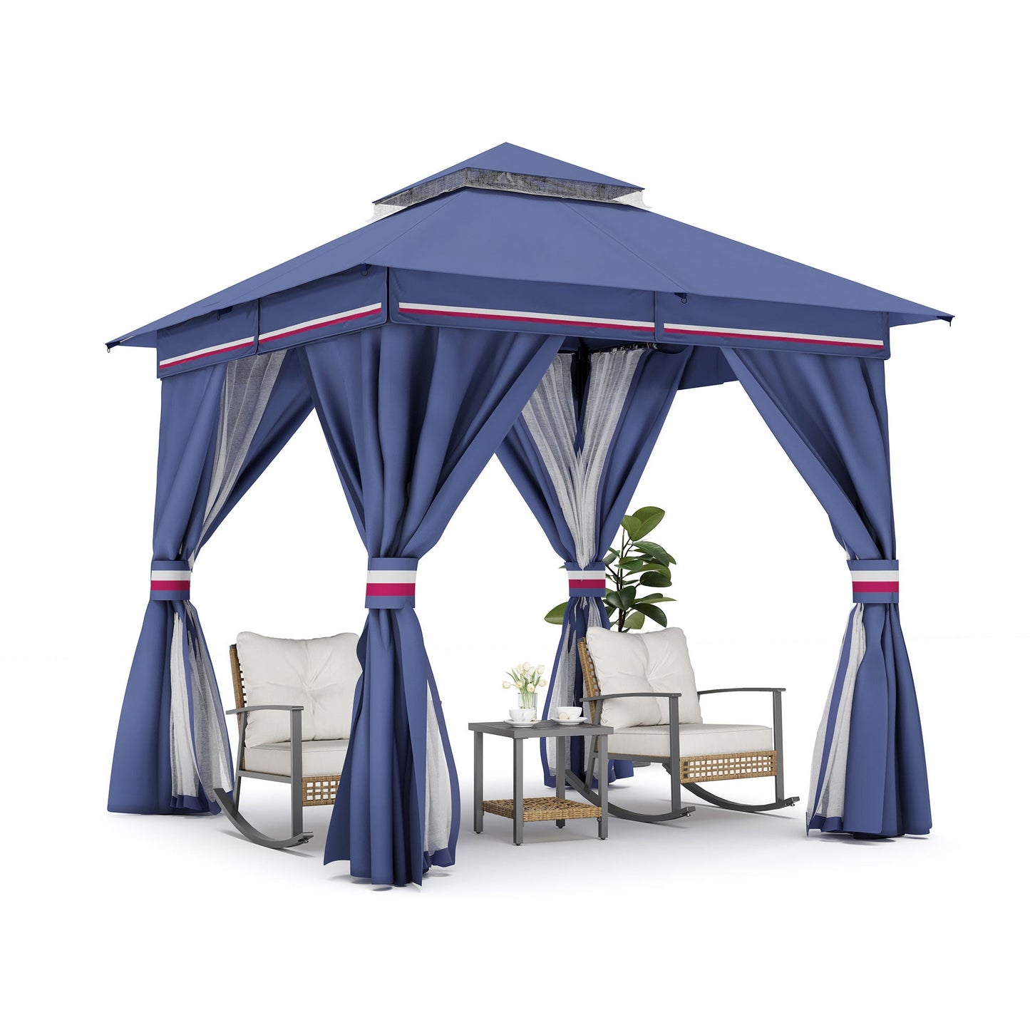 LAUSAINT HOME 8'X 8'  Patio Steel Gazebo