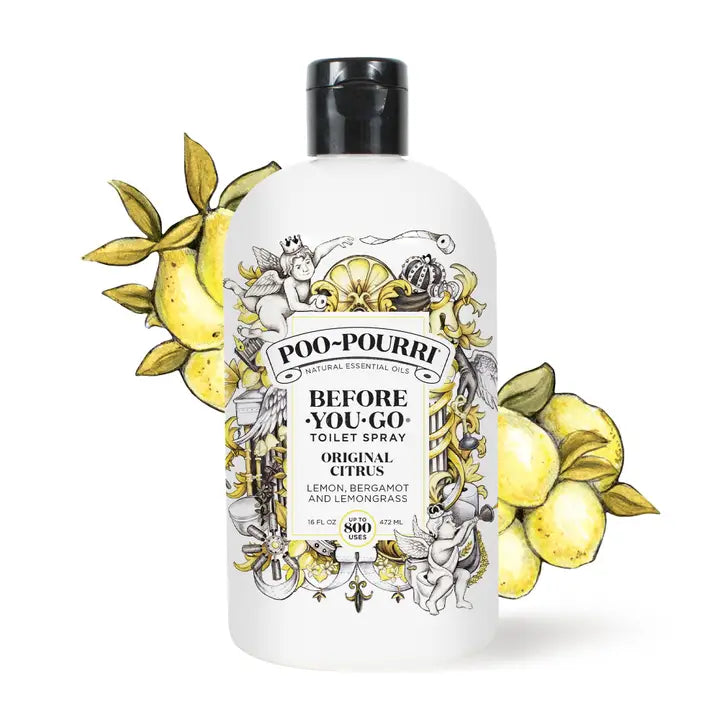 Original Citrus Refill Size Bottle 16 oz. - Poo~Pourri